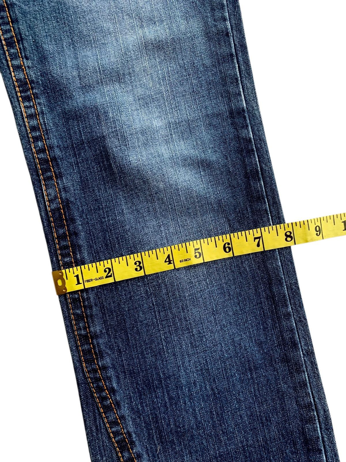 If Six Was Nine × Japanese Brand × Vintage Vintage Y2k Blue Moon Blue Hairy Jeans Japanese Style 🇯🇵 Size 30" / US 8 / IT 44 - 19 Thumbnail