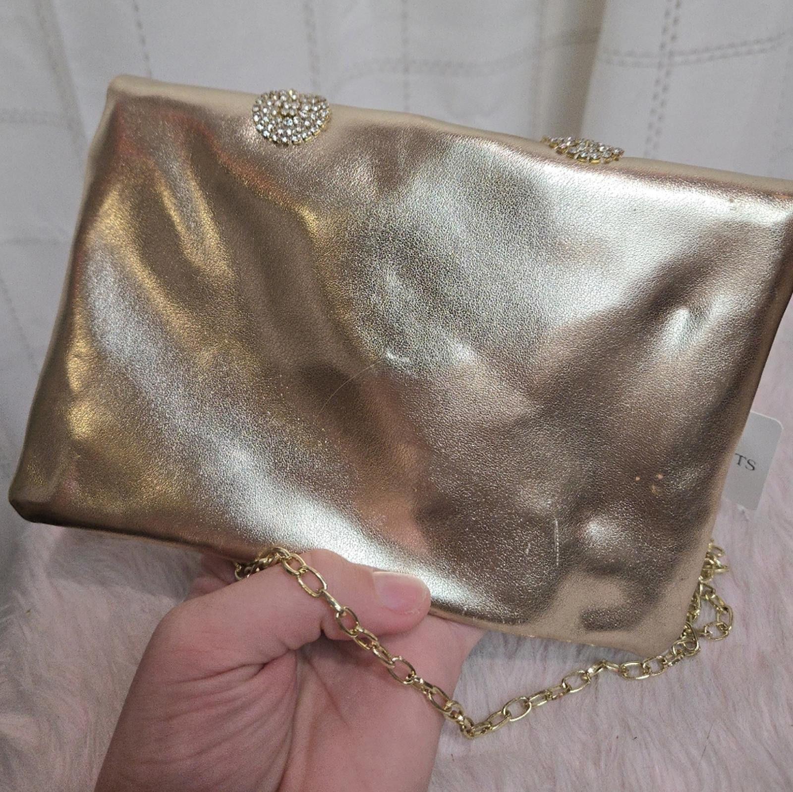 Designer Girls' embellished faux-leather envelope clutch Size ONE SIZE - 7 Thumbnail
