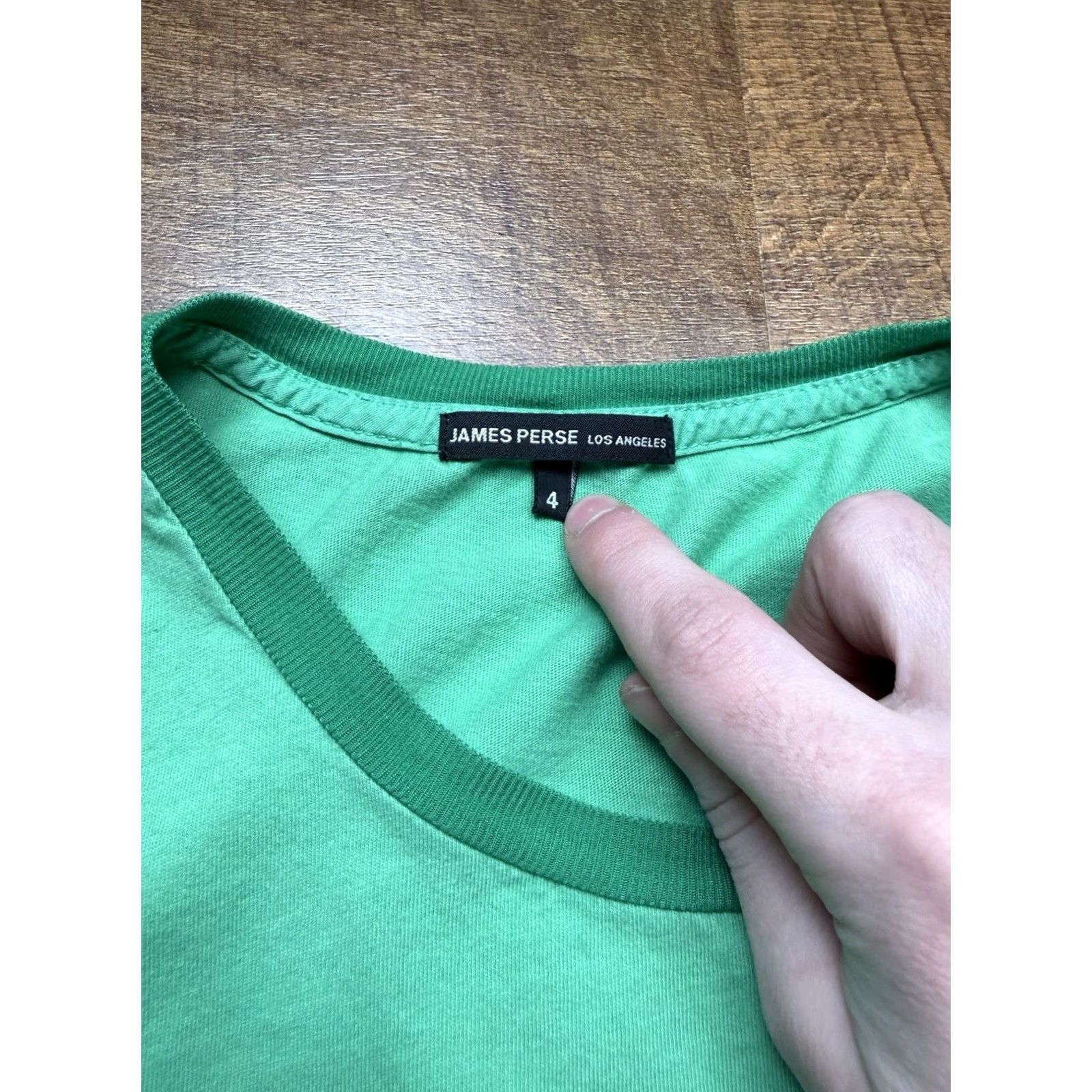 James Perse James Perse Short Sleeve Crew Neck Pullover T Shirt Lime Green Mens Size XL Size US XL / EU 56 / 4 - 4 Thumbnail