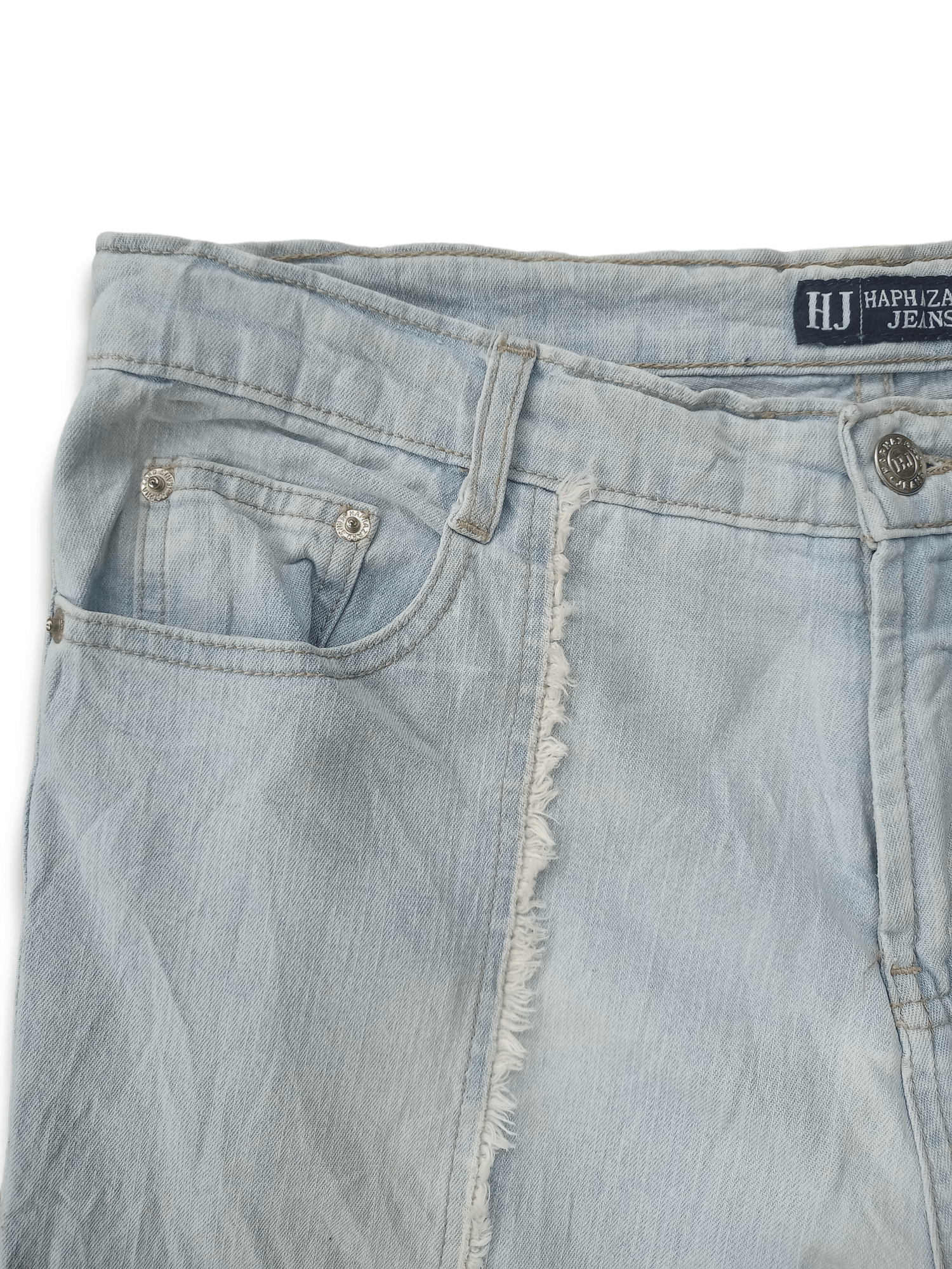 Japanese Brand Vintage Japanese Brand Light Wash Embroidered Flare Jeans Size 31" - 4 Thumbnail