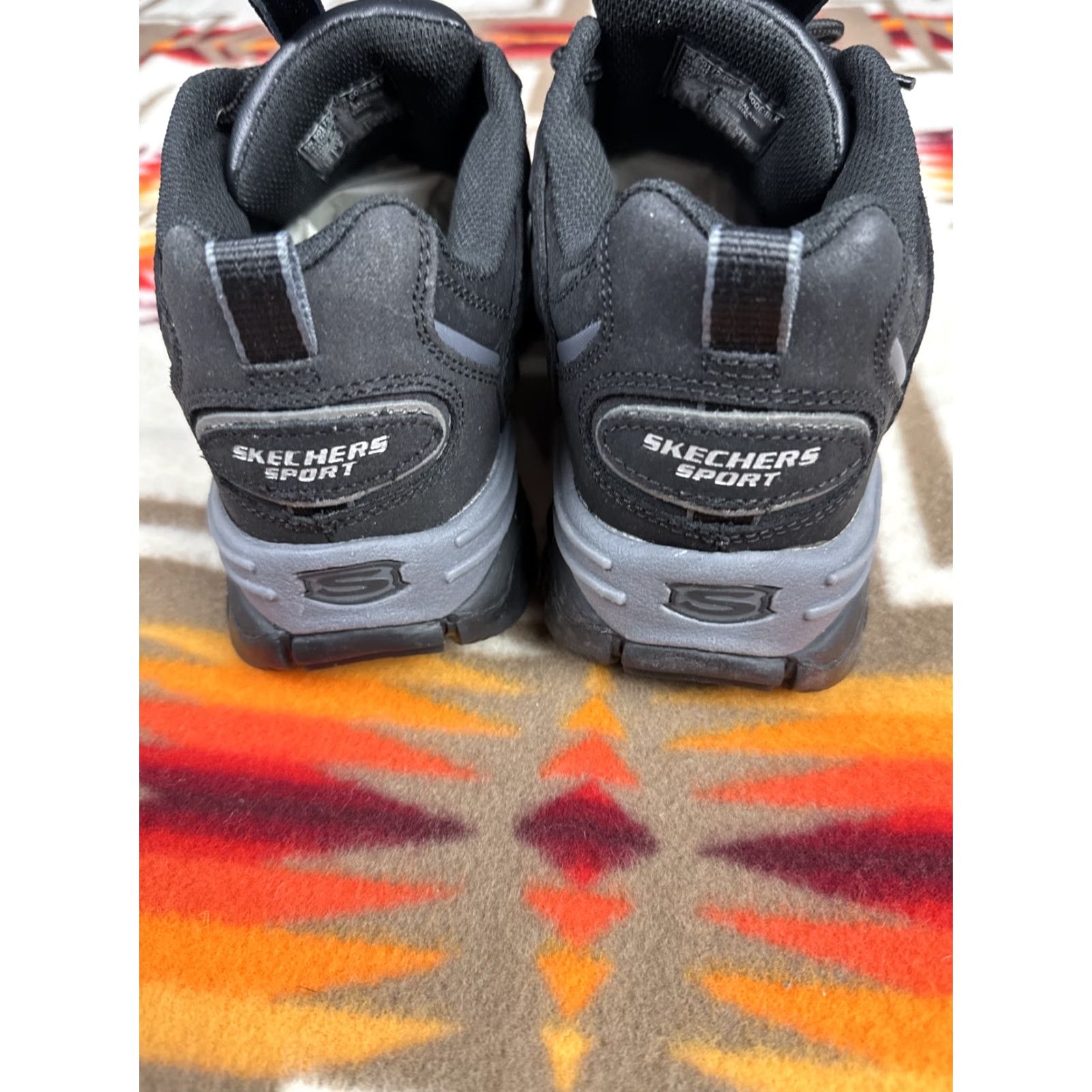 SKECHERS SKECHERS Energy Afterburn Lace-Up Sneaker Mens Sz 10 Black White Boxer Shoes? Size US 10 / EU 43 - 6 Thumbnail