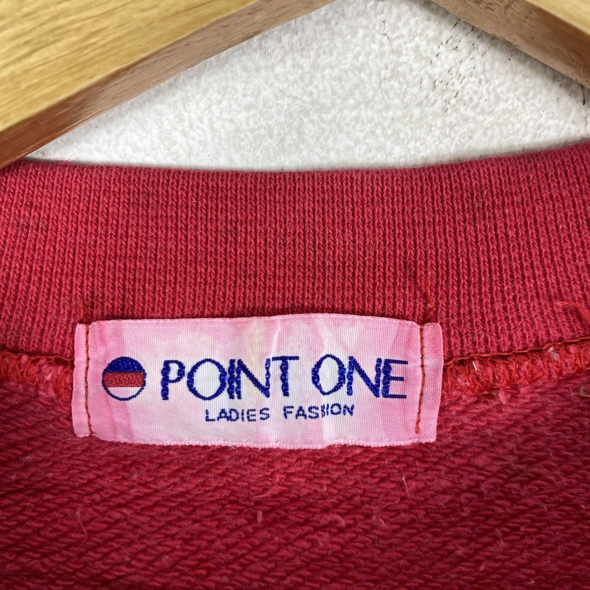 Vintage Vintage Point One State of NY Red Sweatshirt M Varsity Size US M / EU 48-50 / 2 - 5 Thumbnail