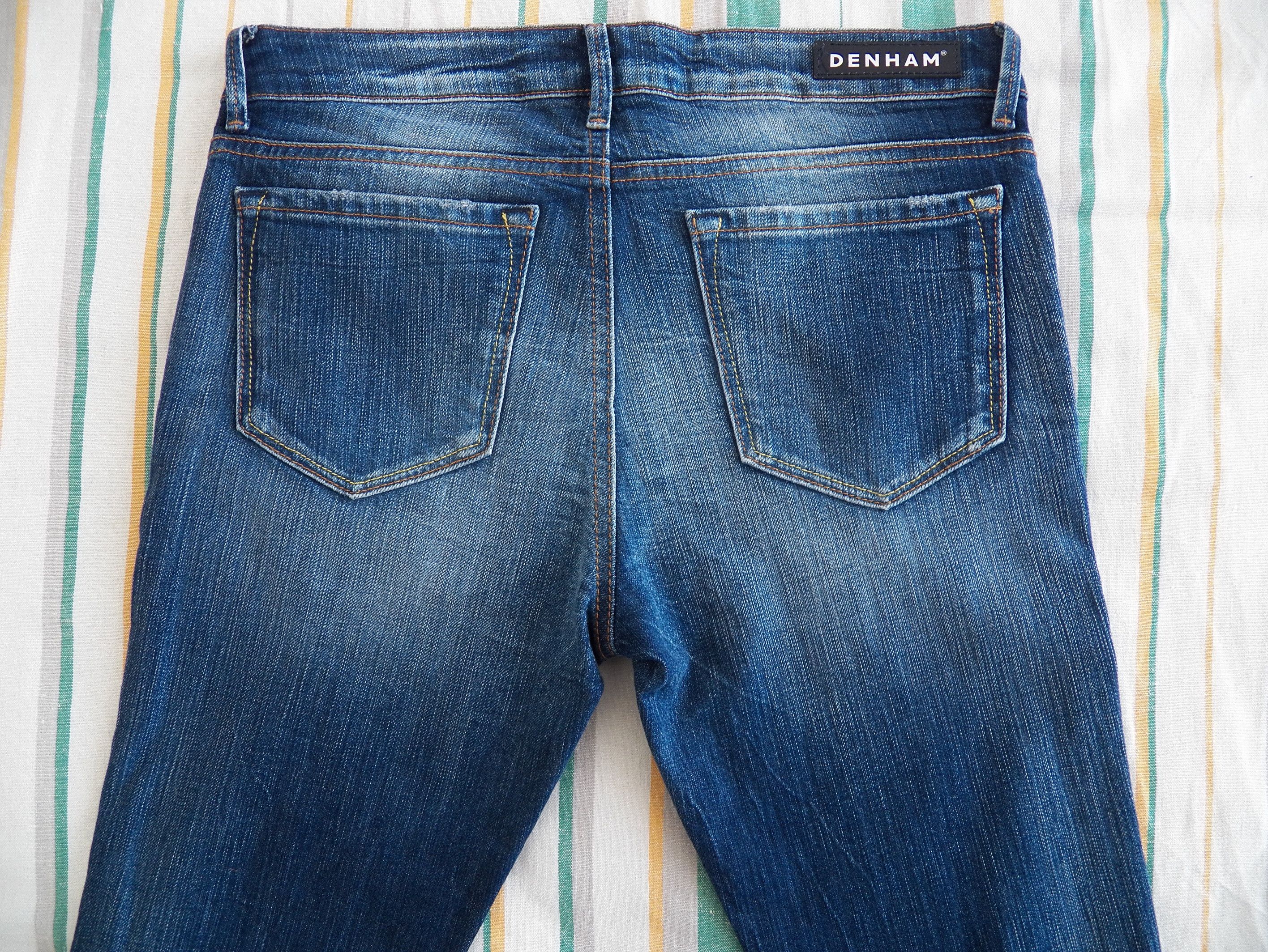 DENHAM Denham Kick Slim Fit Bootcut Jeans W28 L32 Twill Denim SBS Size 28" / US 6 / IT 42 - 7 Thumbnail