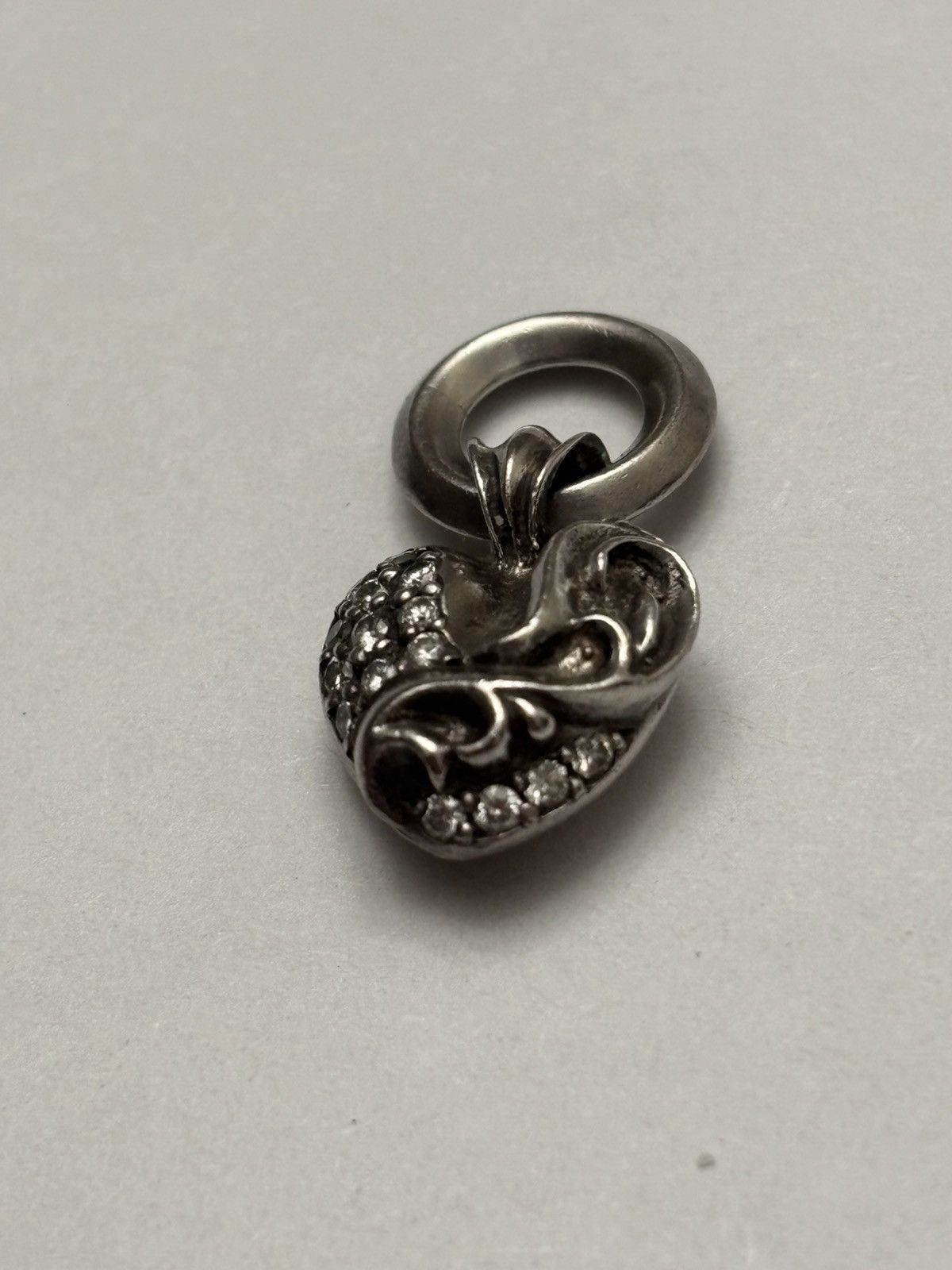 Chrome Hearts Chrome Hearts Pave Factory Set Diamond Heart Pendant Size ONE SIZE - 2 Thumbnail