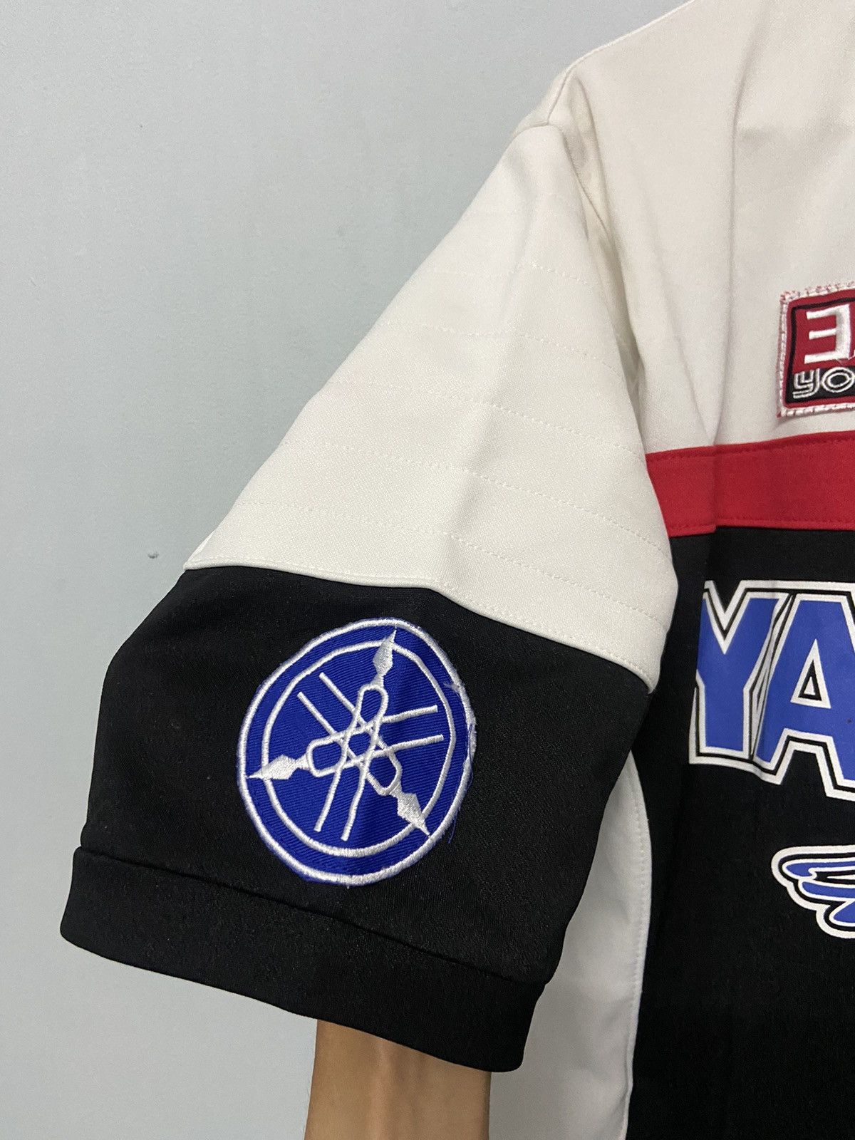 Vintage × Yamaha Vintage Yamaha Team Racing Motorcycle Grand Prix Zipper Tee Size US L / EU 52-54 / 3 - 11 Thumbnail