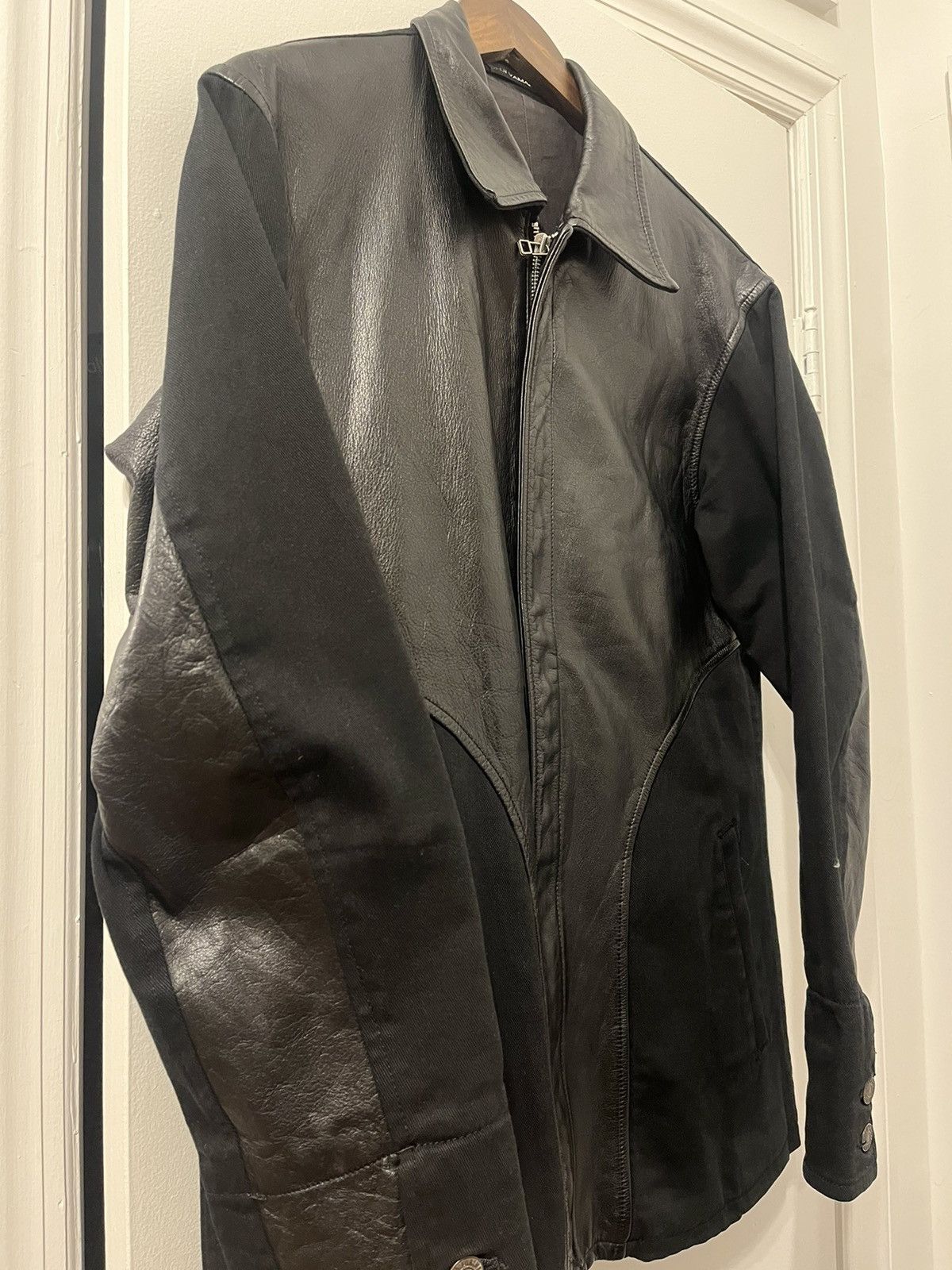 Yohji Yamamoto Y’s for men Yohji Yamamoto Leather Jacket Size US L / EU 52-54 / 3 - 4 Thumbnail