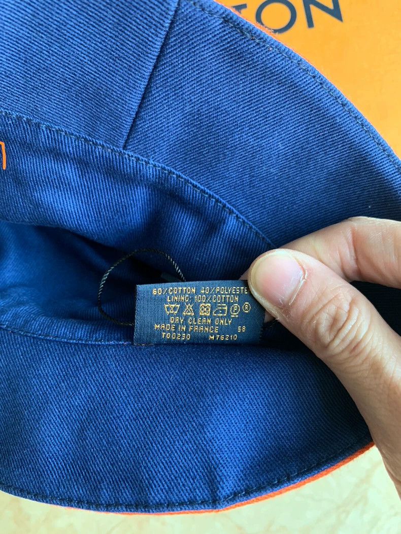 Louis Vuitton Louis Vuitton Reversible Orange Fisherman Hat 2505-Nextarro Size ONE SIZE - 8 Thumbnail