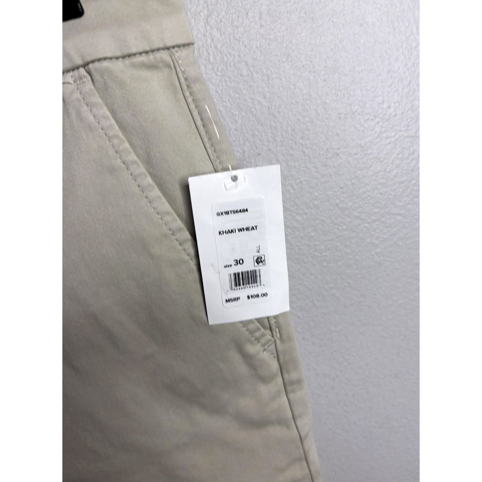 Vintage Joe's Jeans Shorts Mens 30 Beige Khaki Wheat Kinetic Soft Chino Stretch Casual Flat Front Pockets Belt Loops Inseam 9in Size 30 Mens Jeans Shorts Size US 30 / EU 46 - 5 Thumbnail