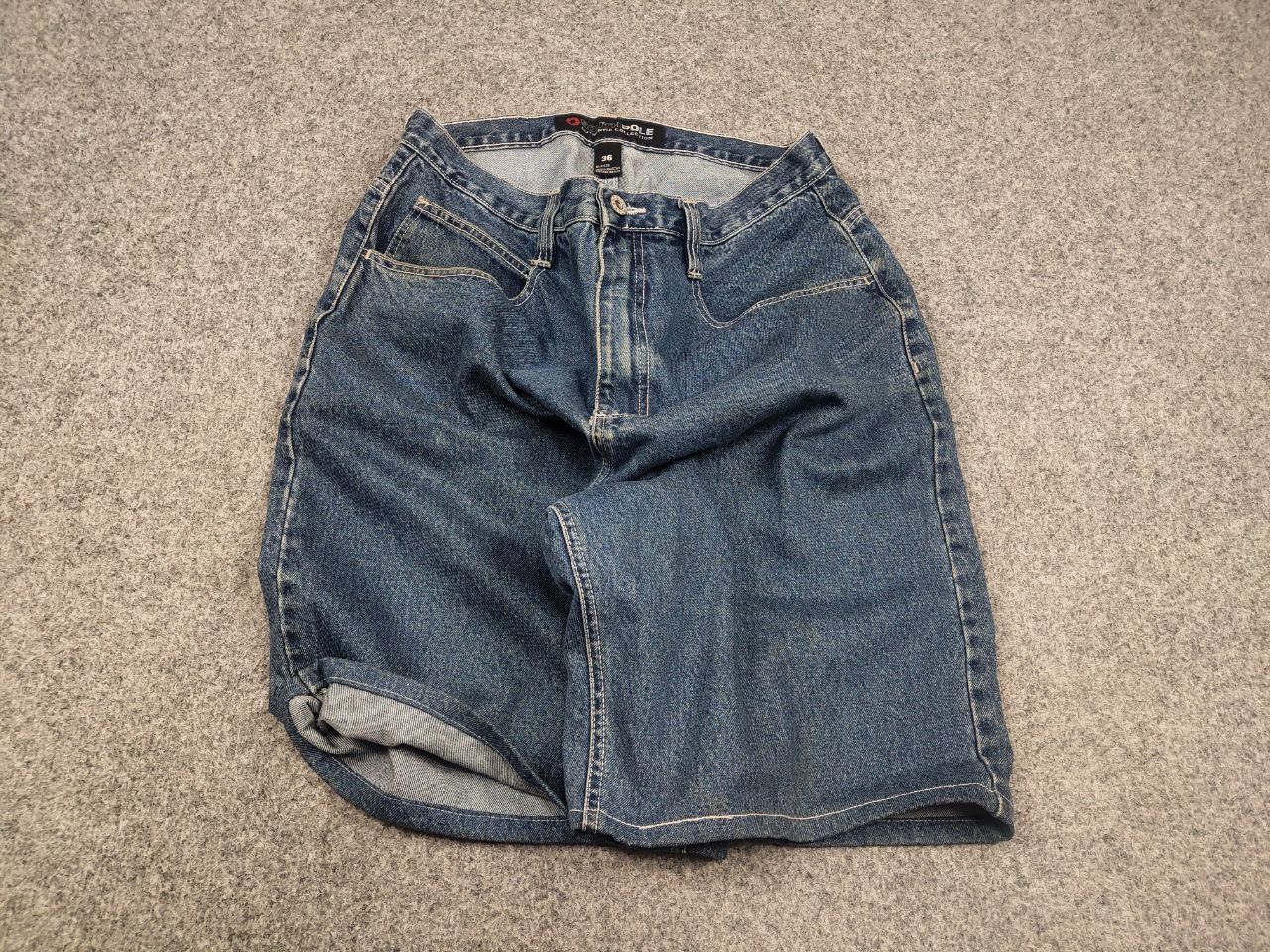 Southpole Vintage Southpole baggy Blue denim Shorts Y2k Style Rap Size US 36 / EU 52 - 2 Thumbnail