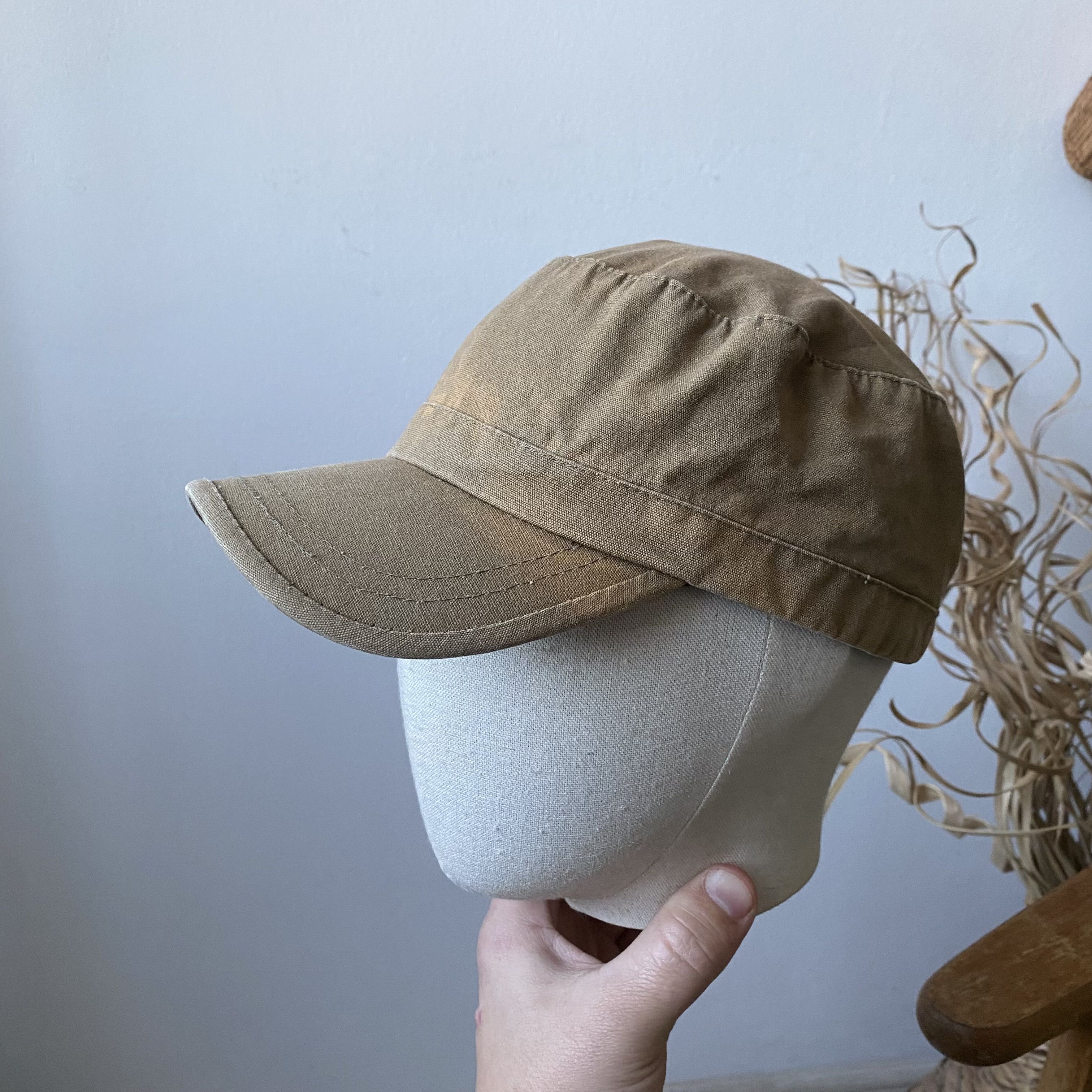 Japanese Brand Vintage Faded Y2K Cadet Hat cap Military Dad Hat Japanese Size ONE SIZE - 1 Thumbnail
