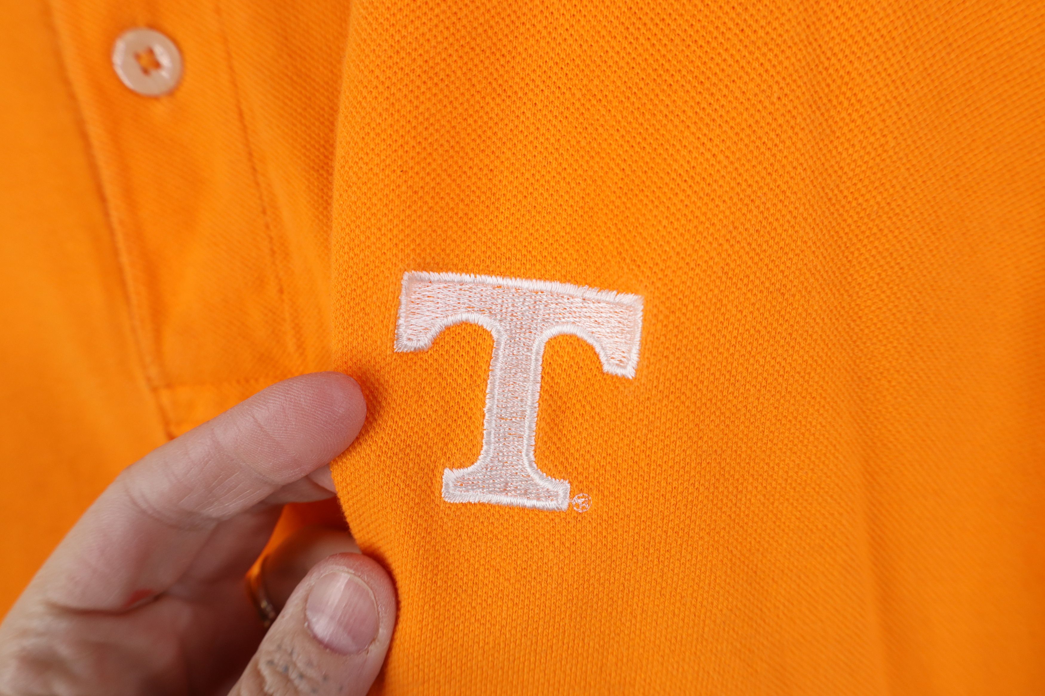 Vintage Vintage 90s University of Tennessee Short Sleeve Polo Shirt Size US XXL / EU 58 / 5 - 4 Thumbnail
