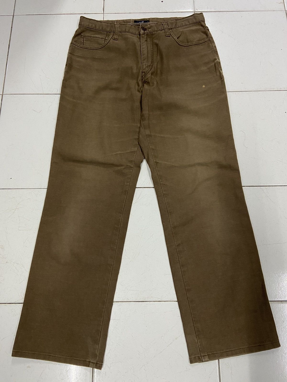 Japanese Brand 23 HOMME BROWN WORK TROUSERS PANTS Size US 30 / EU 46 - 1 Thumbnail