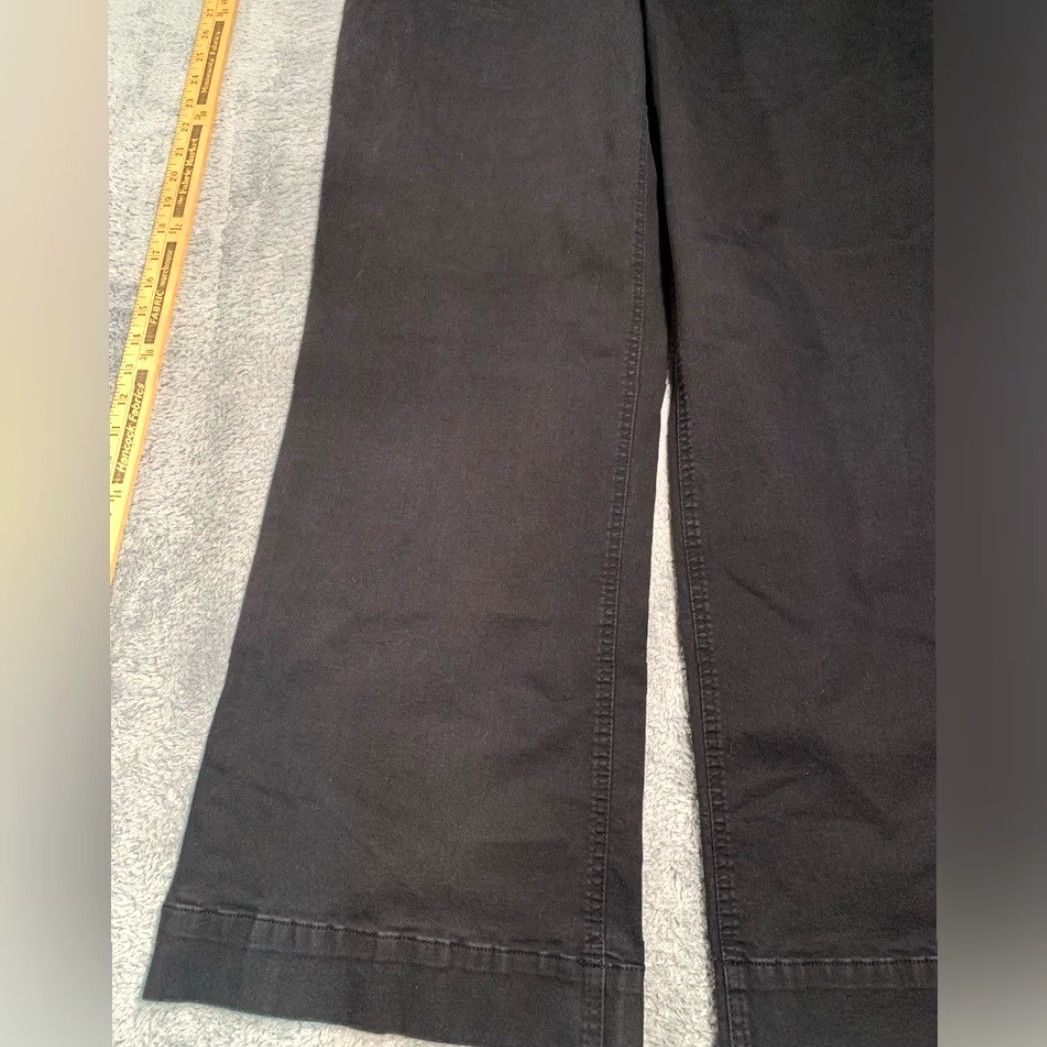 Vintage Draper James Pants - RSVP Black Wide-Leg Dress Pants 16W Plus, Women, Black, 16W, Wide-Leg, Dress Pants, Womens Size 38" / US 16 / IT 52 - 2 Thumbnail