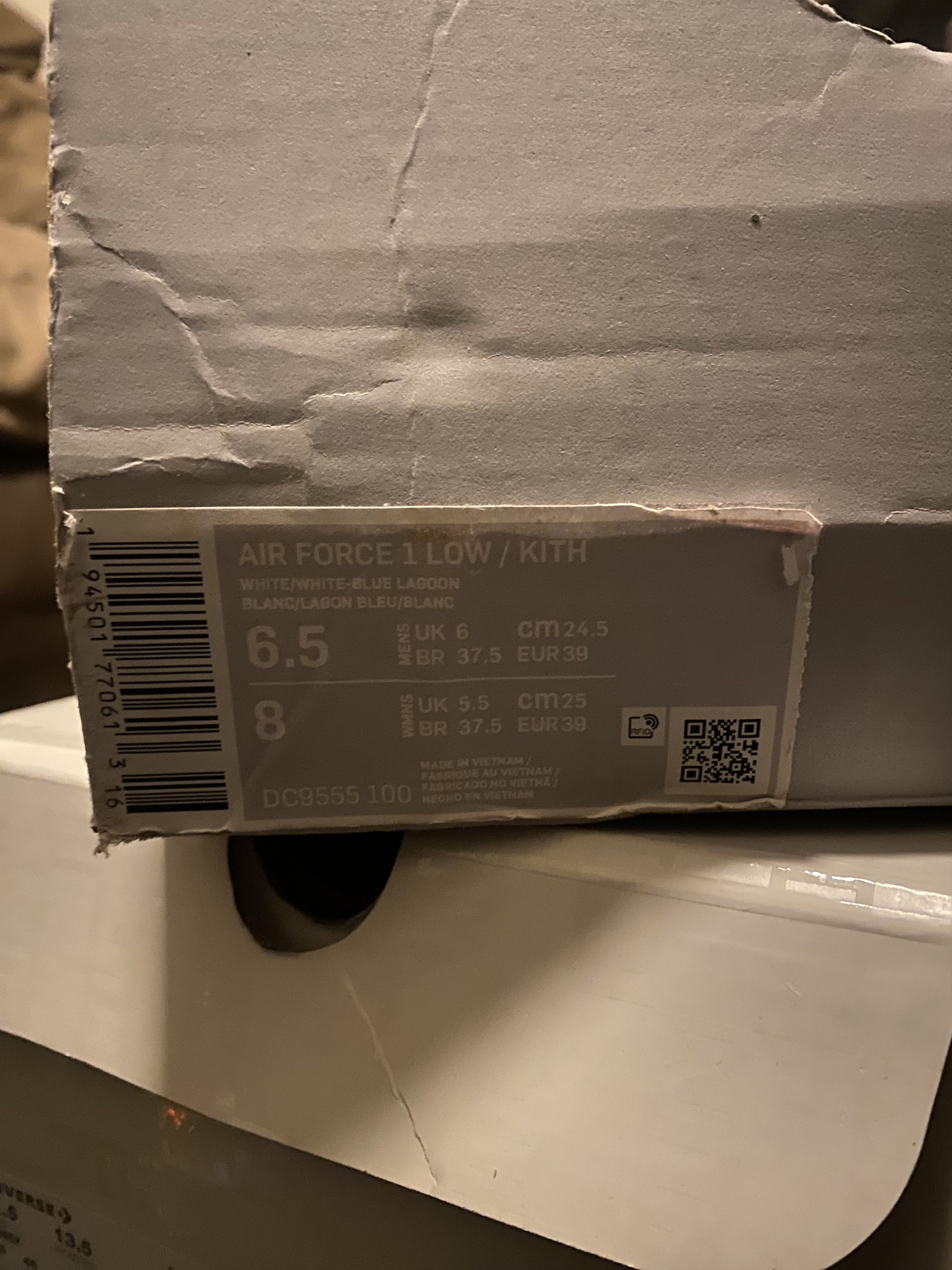 Kith × Nike Nike X Kith Hawaii Release Blue/White/Beige 6.5 US men 8 w Size US 6.5 / EU 39-40 - 3 Thumbnail