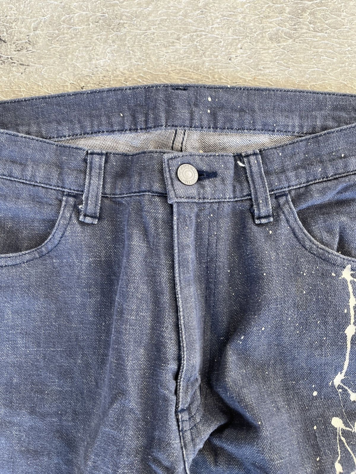 Greg Lauren Vintage Paint Splattered Jeans RRL HELMUT LANG STYLE Size US 34 / EU 50 - 7 Thumbnail