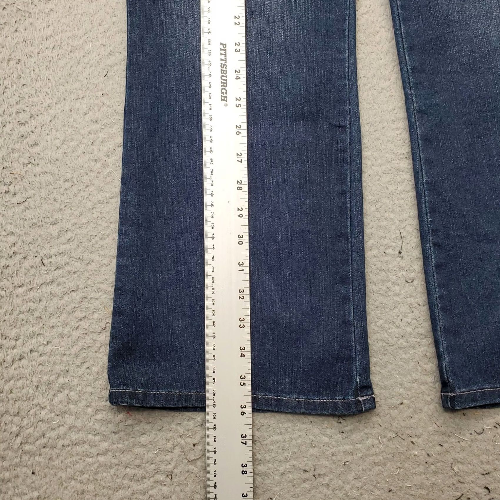 Gloria Vanderbilt Gloria Vanderbilt Womens 16P Jeans Bootcut Denim High Rise Blue 5-Pocket Regular Fit XS? Size 38" / US 16 / IT 52 - 3 Thumbnail