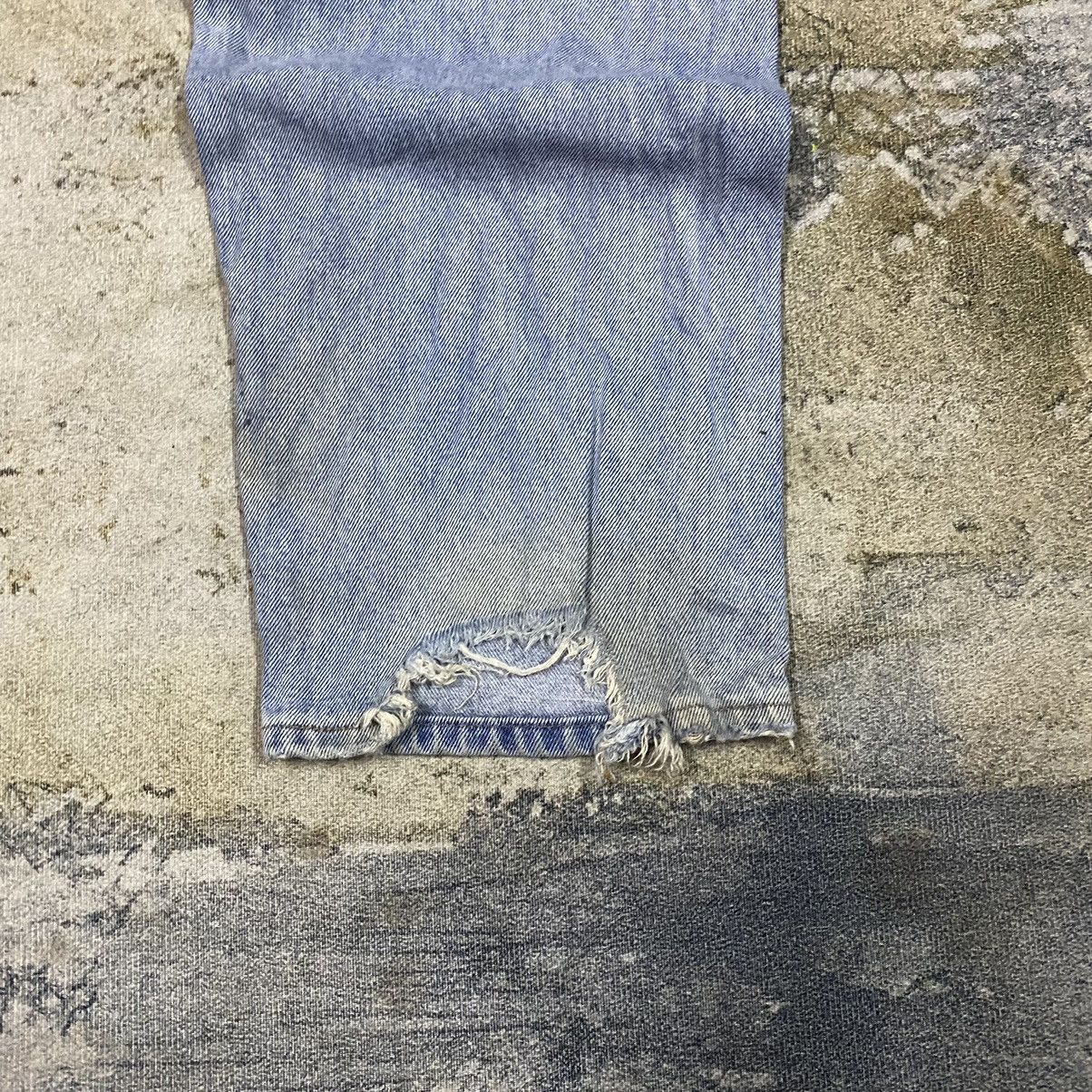 14th Addiction × If Six Was Nine × JNCO Vintage Rustler Light Washed Carpenter Baggy Denim Jeans Size US 34 / EU 50 - 13 Thumbnail