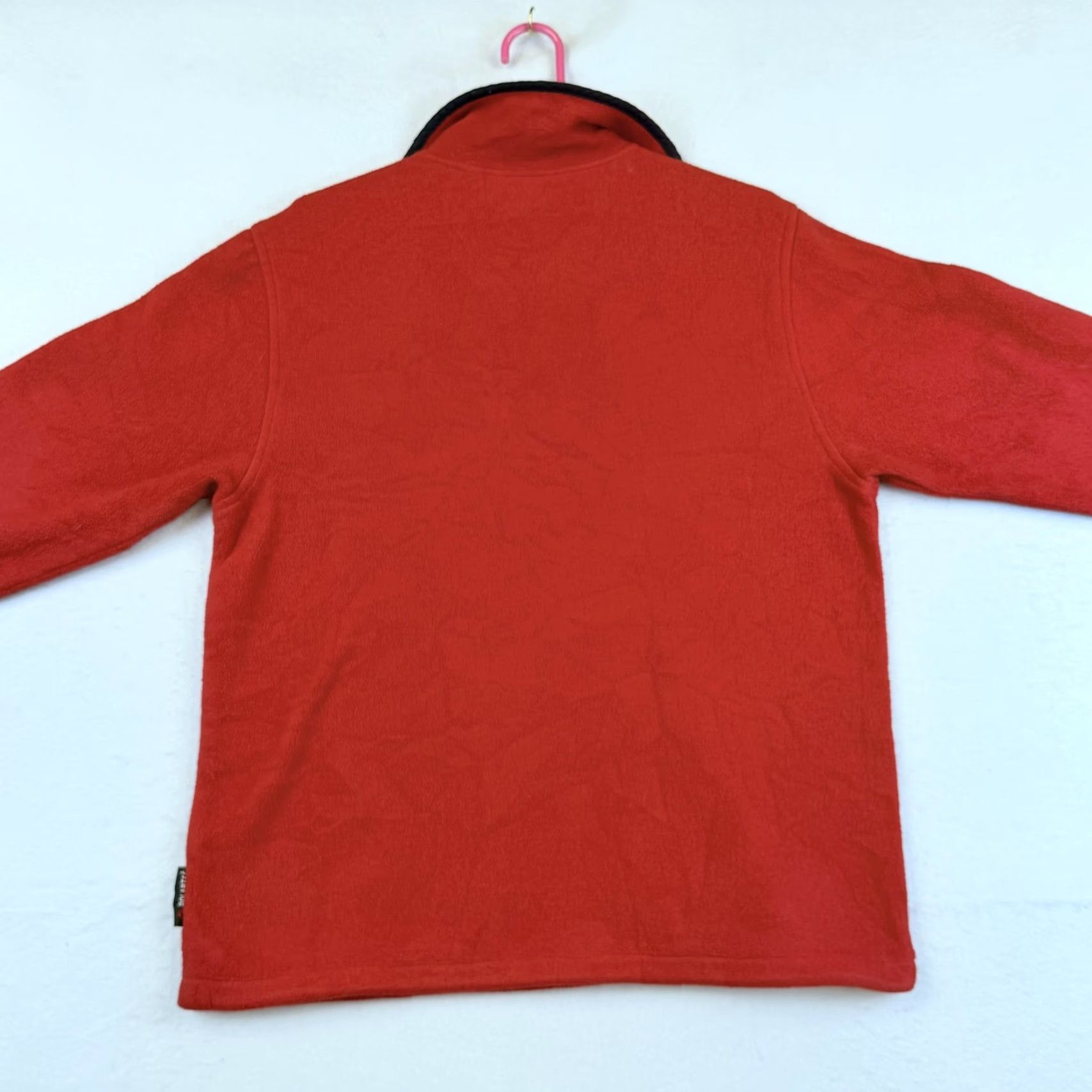 Vintage Woolrich Sweater Pullover Mens Medium Red Fleece 1/4 Zip Mock Neck Outdoor Hiking Size US L / EU 52-54 / 3 - 7 Thumbnail