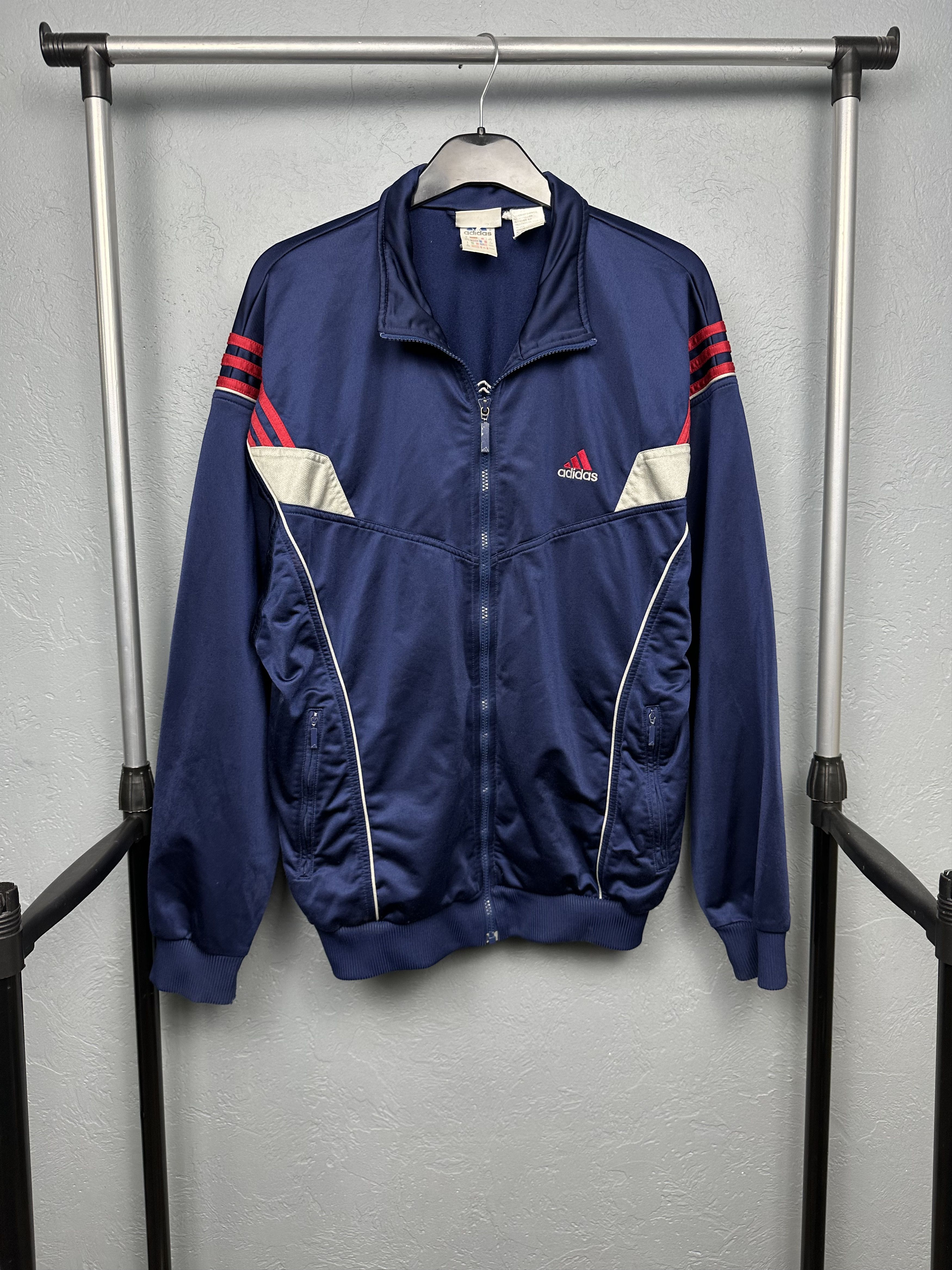 Adidas Adidas Vintage Mens Track Top Jacket Size US L / EU 52-54 / 3 - 1 Thumbnail