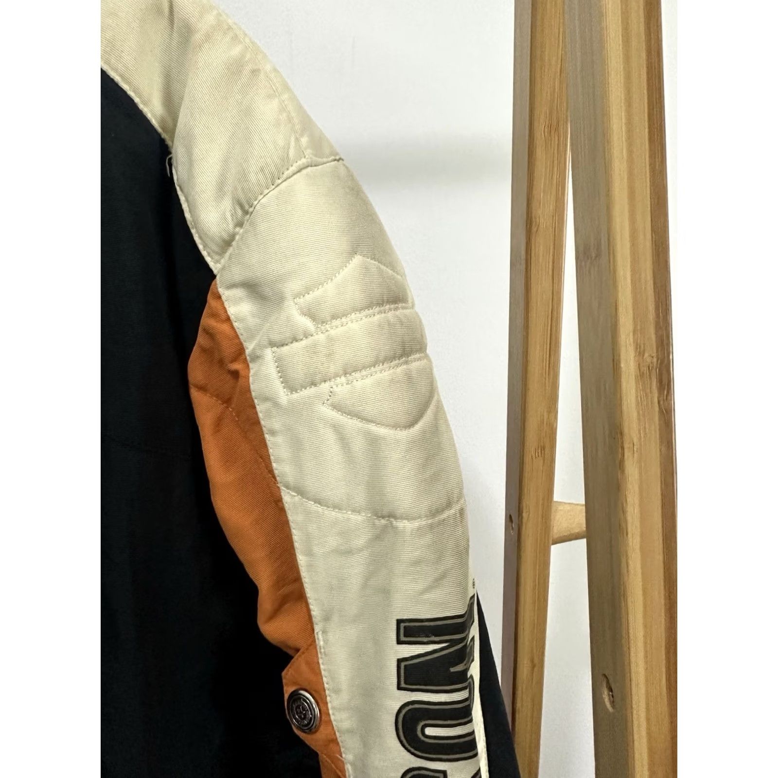 Harley Davidson VTG Harley-Davidson Men's Biker Motorcycle Nylon Orange Black Jacket XL Bomber Riding Team Size US XL / EU 56 / 4 - 5 Thumbnail