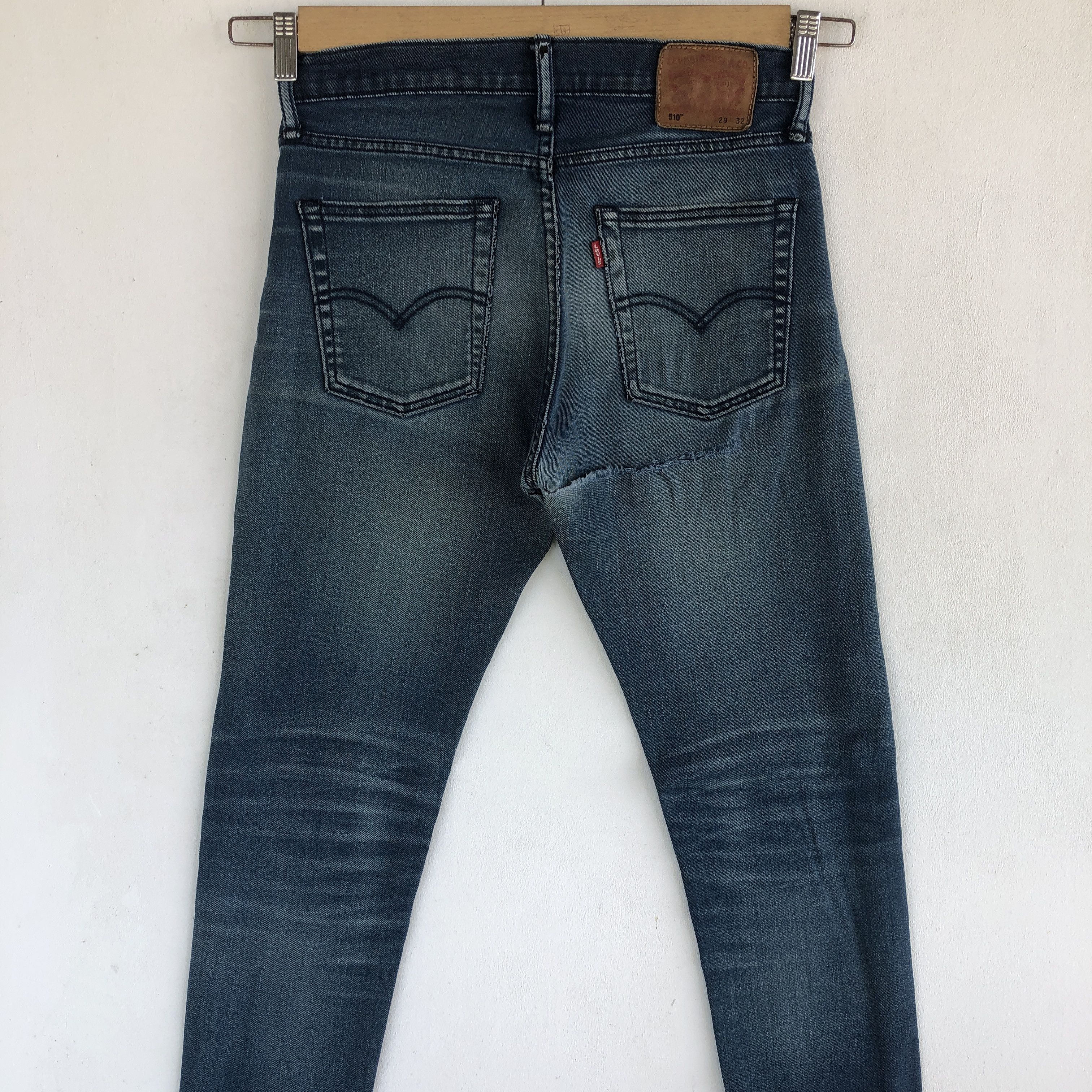 Levi's Vintage Y2K Levis 510 Jeans Levi's Slim Tapered Skinny Denim Size 28" / US 6 / IT 42 - 4 Thumbnail