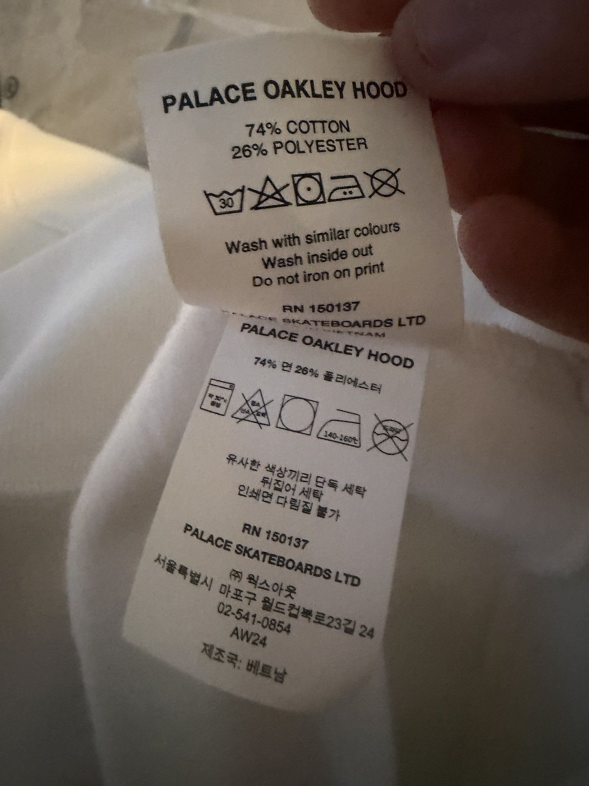 Oakley × Palace Palace X Oakley Logo Hoodie Size XL Size US XL / EU 56 / 4 - 6 Thumbnail