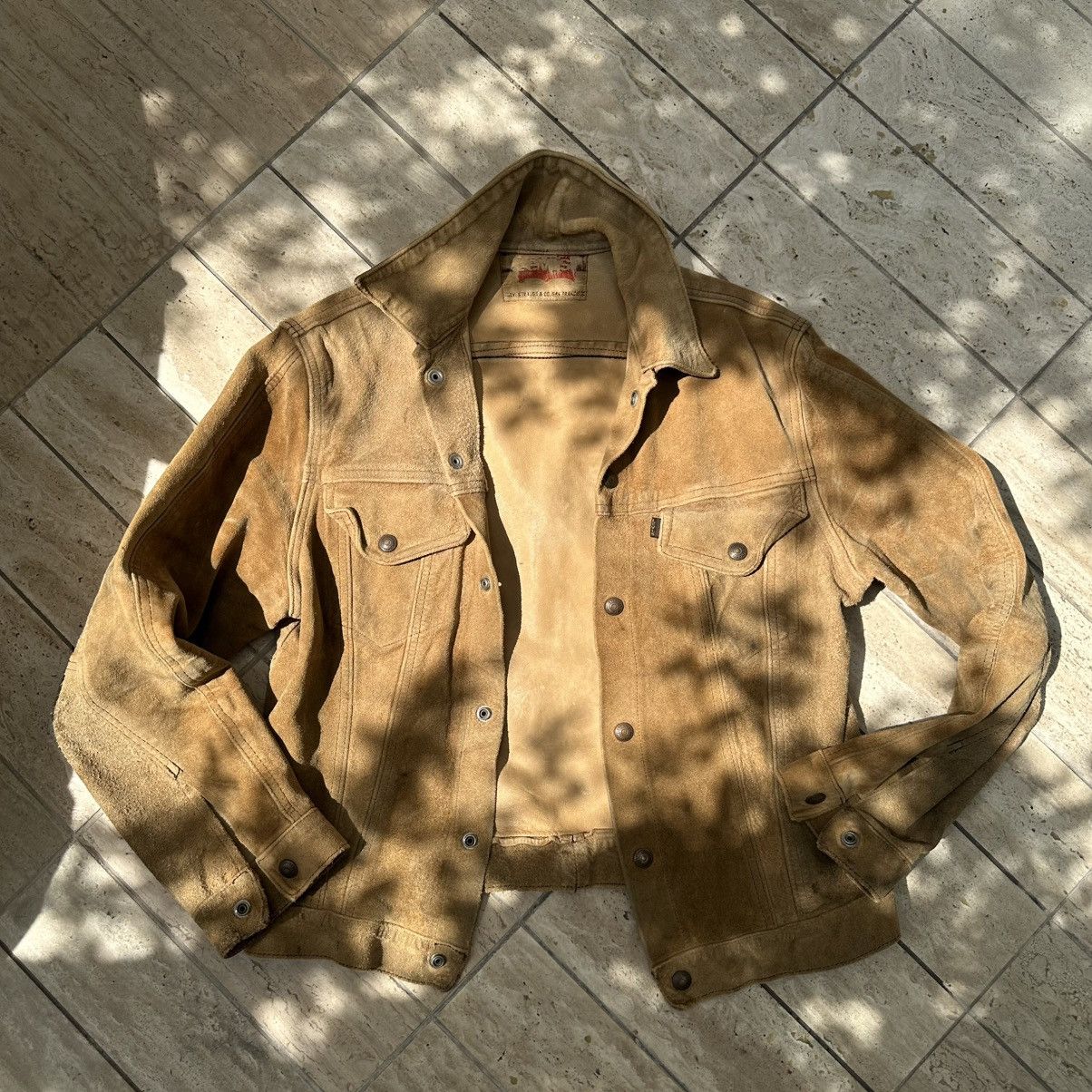 Levi's Vintage 60s Levi’s BIG-E Suede Roughout Longhorn Western Size US S / EU 44-46 / 1 - 1 Thumbnail