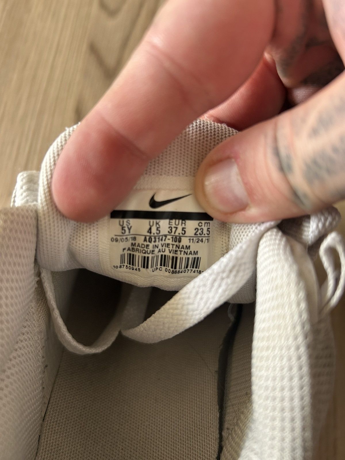 Nike Nike Airmax 95 White Size US 6.5 / IT 36.5 - 7 Thumbnail