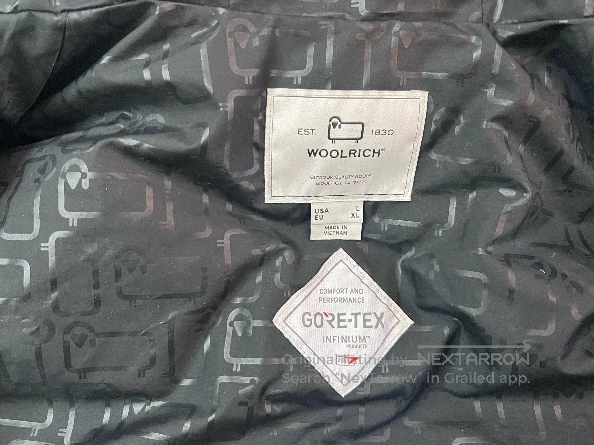 Goldwin Woolrich Wintertide Down Parka. Size US L / EU 52-54 / 3 - 7 Thumbnail