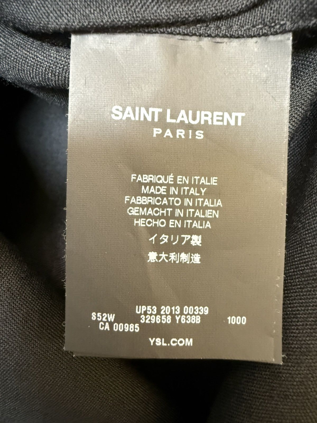 Saint Laurent Paris Saint Laurent AW13 bullet shirts Size US M / EU 48-50 / 2 - 4 Thumbnail