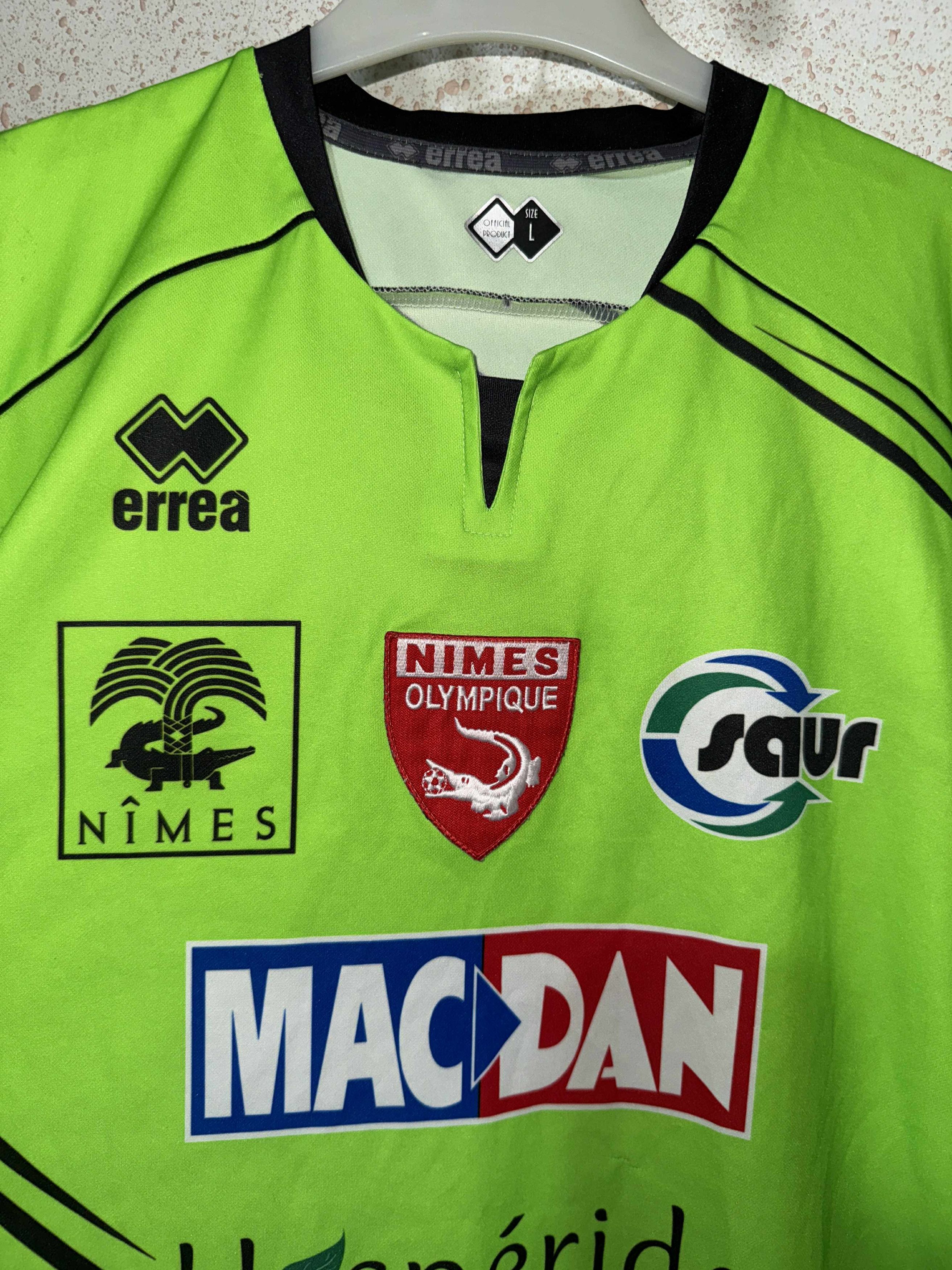 Errea Nimes FC 2010/11 Third Shirt Errea Size US L / EU 52-54 / 3 - 3 Thumbnail