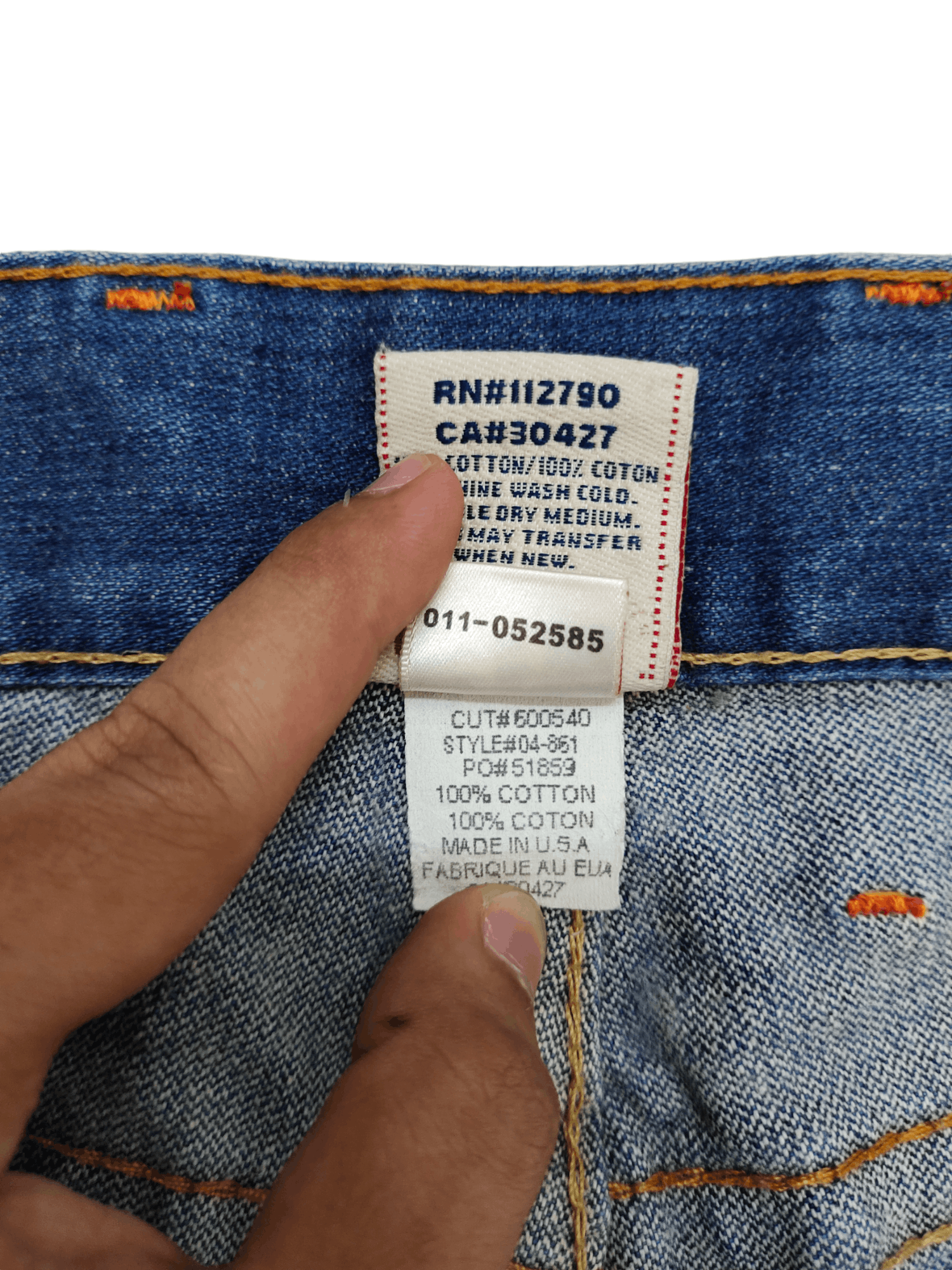 True Religion Vintage Y2k True Religion Logan Denim Jeans Size US 34 / EU 50 - 17 Thumbnail