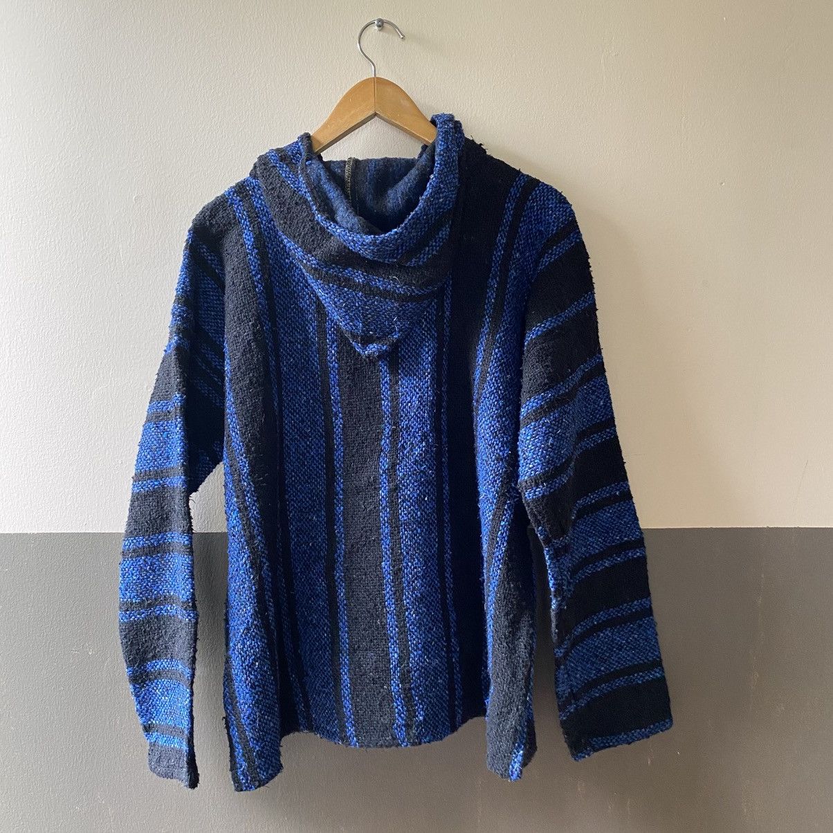 Vintage Blue Striped Baja Hoodie Pullover Size US M / EU 48-50 / 2 - 12 Thumbnail