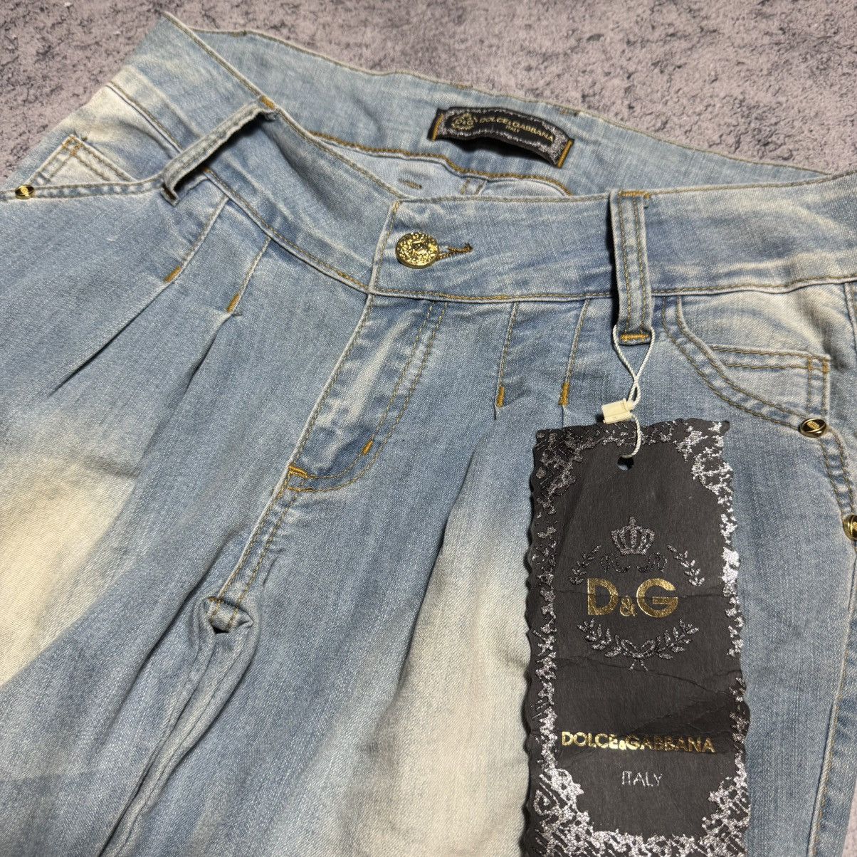 Vintage Archive Dolce & Gabbana Style Big Logo Pants Size 28" / US 6 / IT 42 - 7 Thumbnail