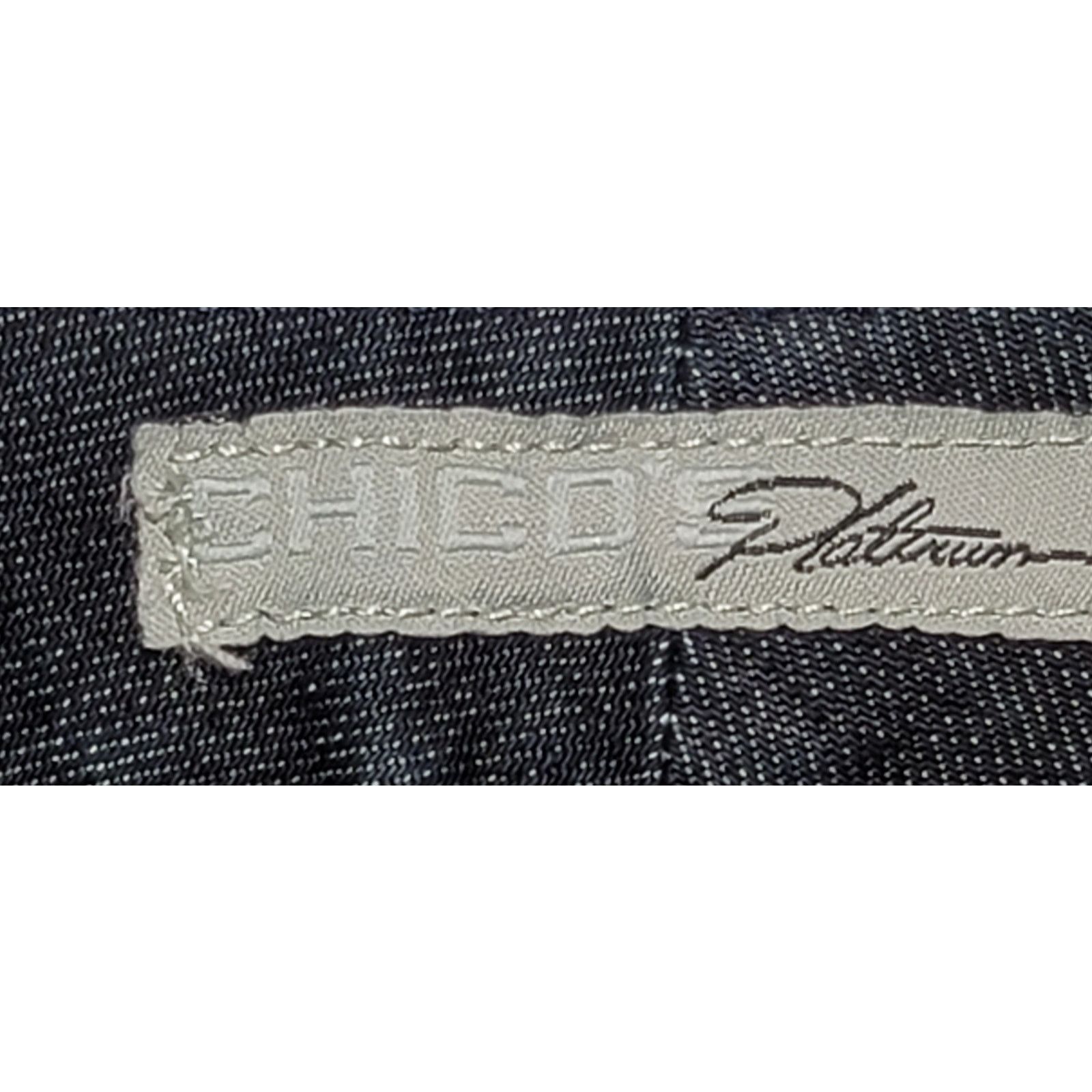 Chicos Chico's Platinum Dark Blue Zip Ankle Jeans 1 Medium NWOT Size 32" / US 10 / IT 46 - 4 Thumbnail