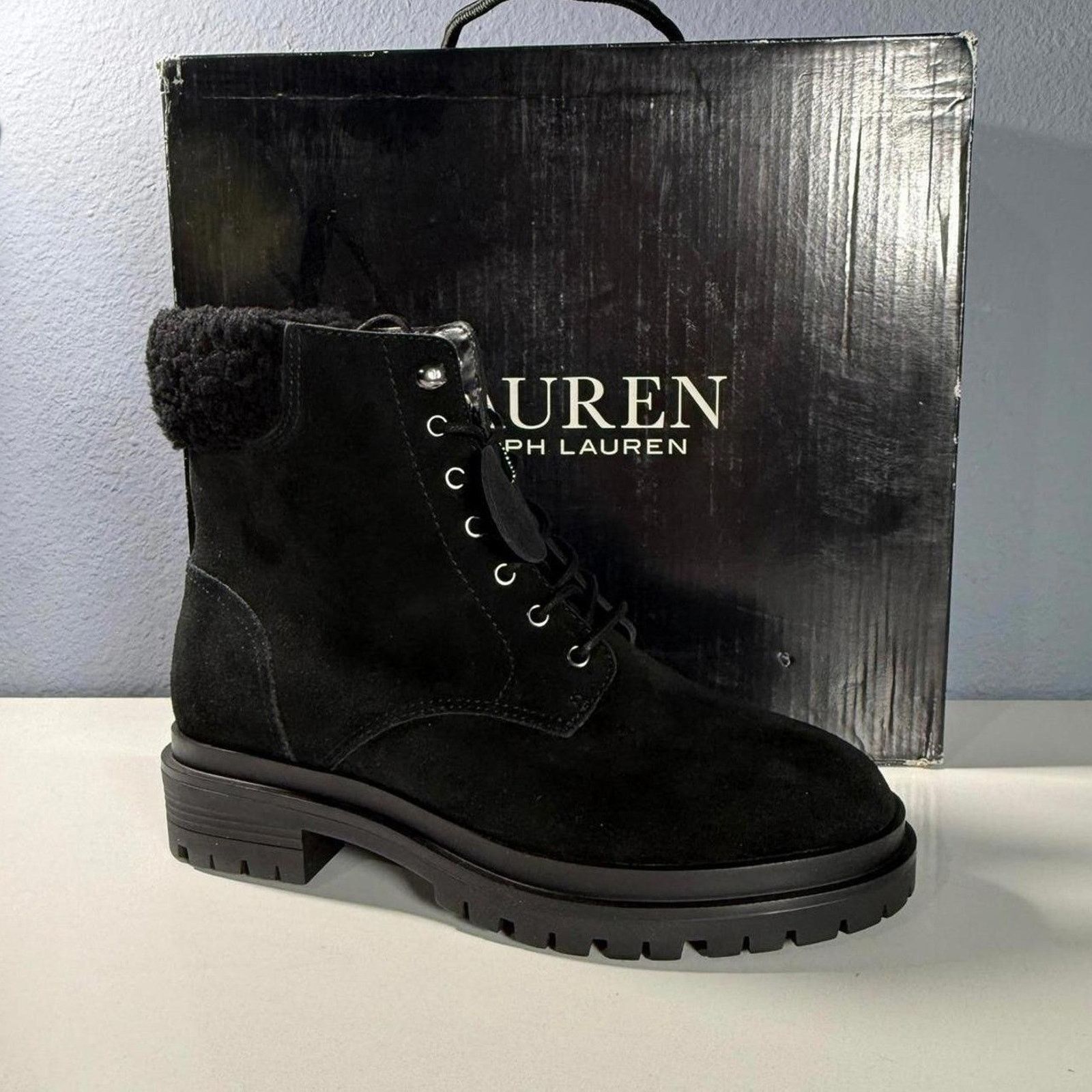 Lauren Ralph Lauren Lauren Ralph Lauren Suede Women's Lace-Up Boots Size 7 Size US 7 / IT 37 - 5 Thumbnail