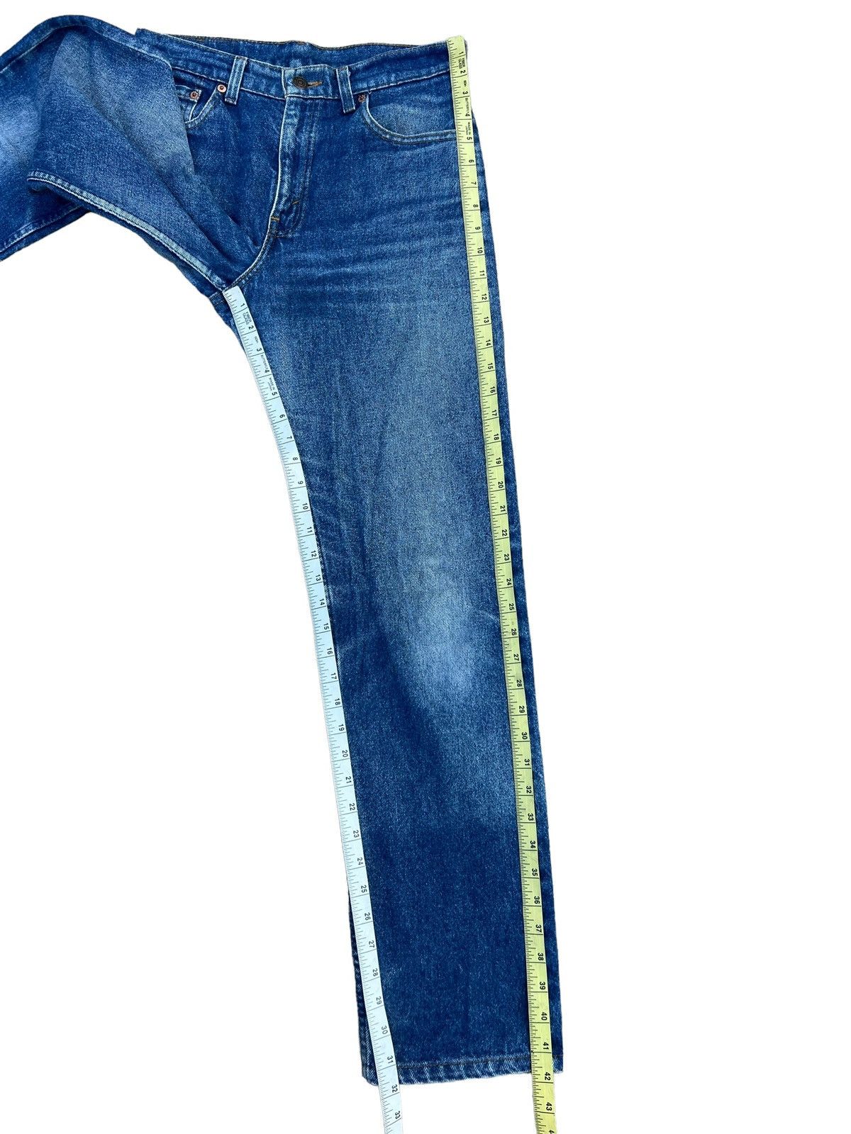 Levi's Vintage 90s Levi’s 505 Faded Blue Denim Jeans 30x31.5 Size US 30 / EU 46 - 5 Thumbnail