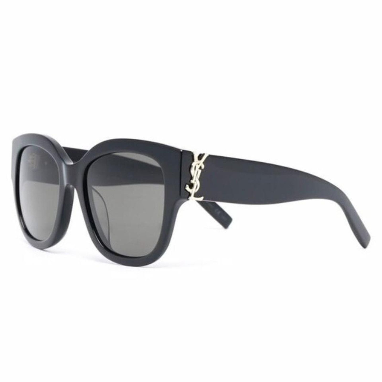 Saint Laurent Paris YSL monogram logo square framed sunglasses Size ONE SIZE - 1 Thumbnail