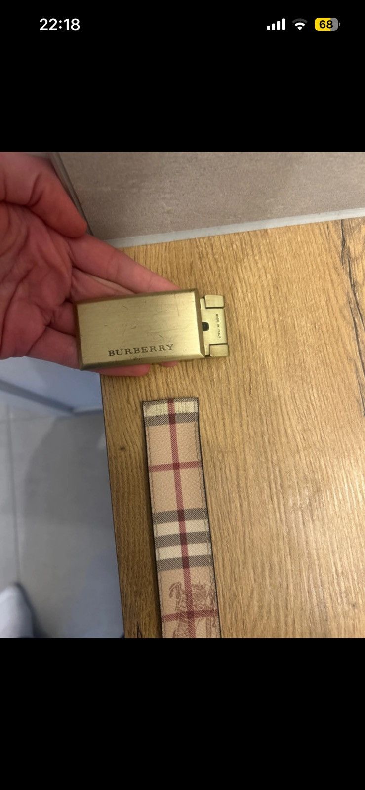 Burberry Burberry Bekt Size 38 - 9 Thumbnail