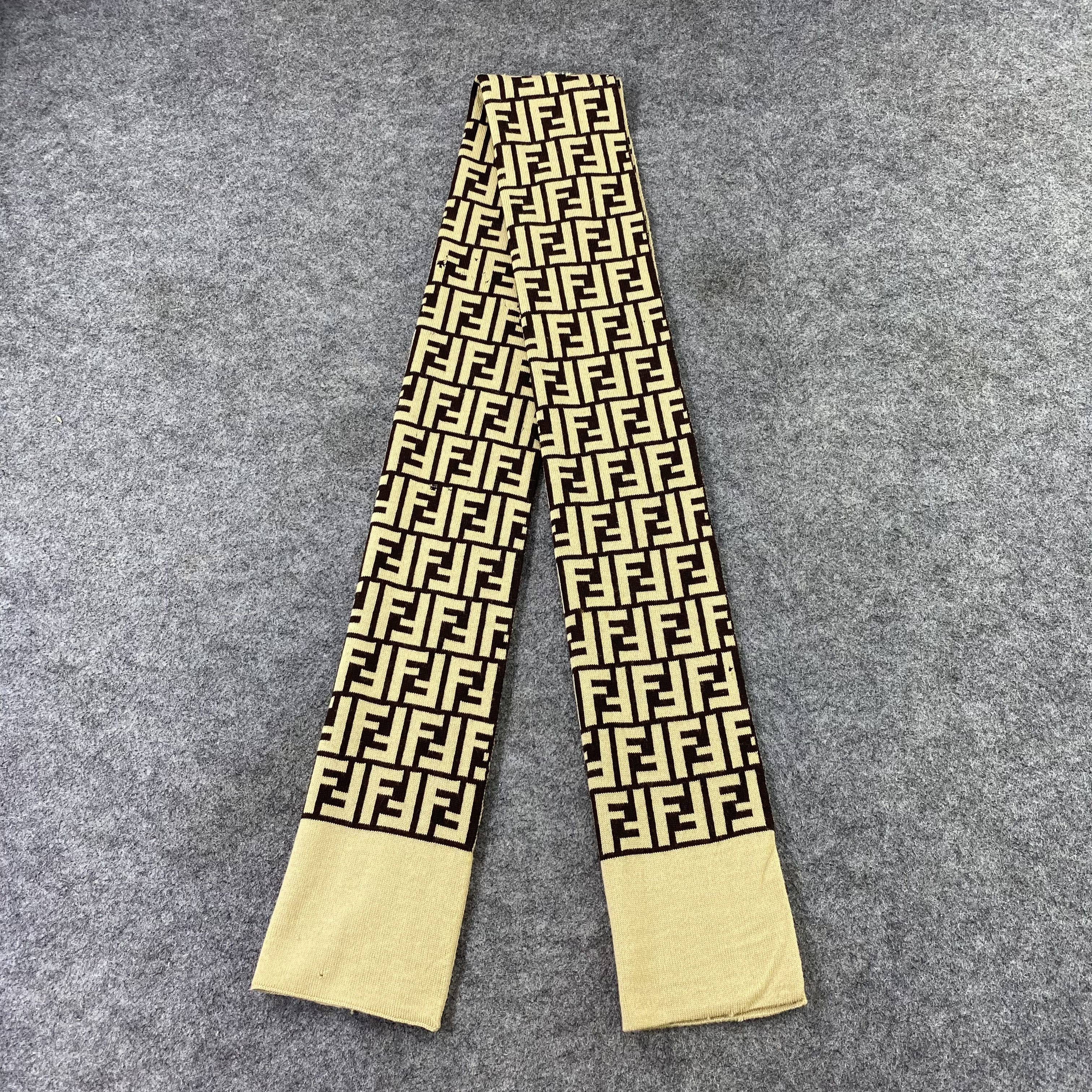 Fendi Fendi Monogram Scarf / Muffler / Neckwear-K088 Size ONE SIZE - 4 Thumbnail