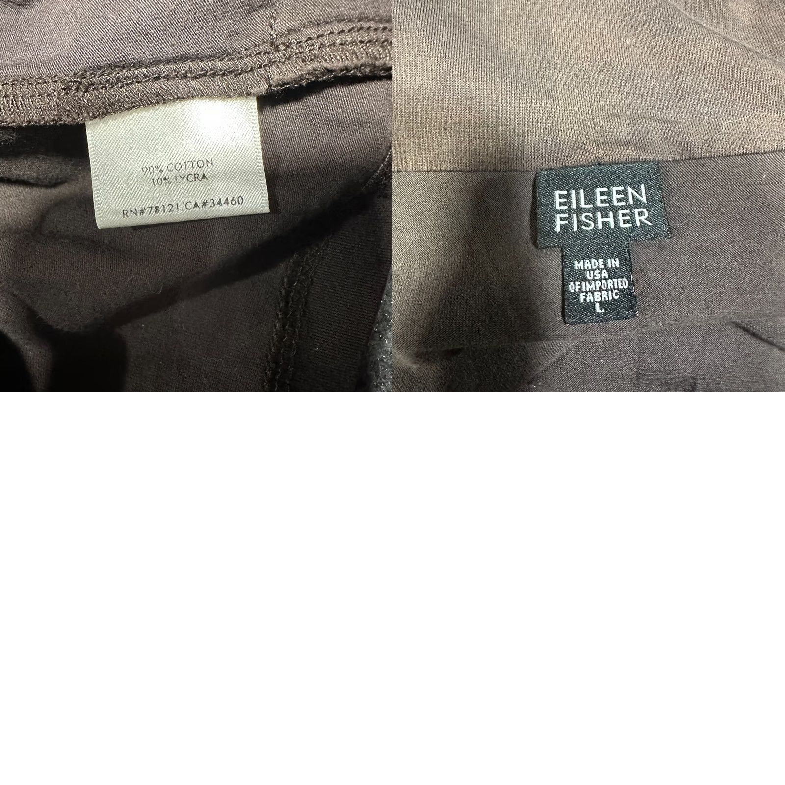 Eileen Fisher Eileen Fisher Cardigan Womens Large Brown Hooded Open Front Long Sleeve Stretch Knit Size L / US 10 / IT 46 - 8 Thumbnail