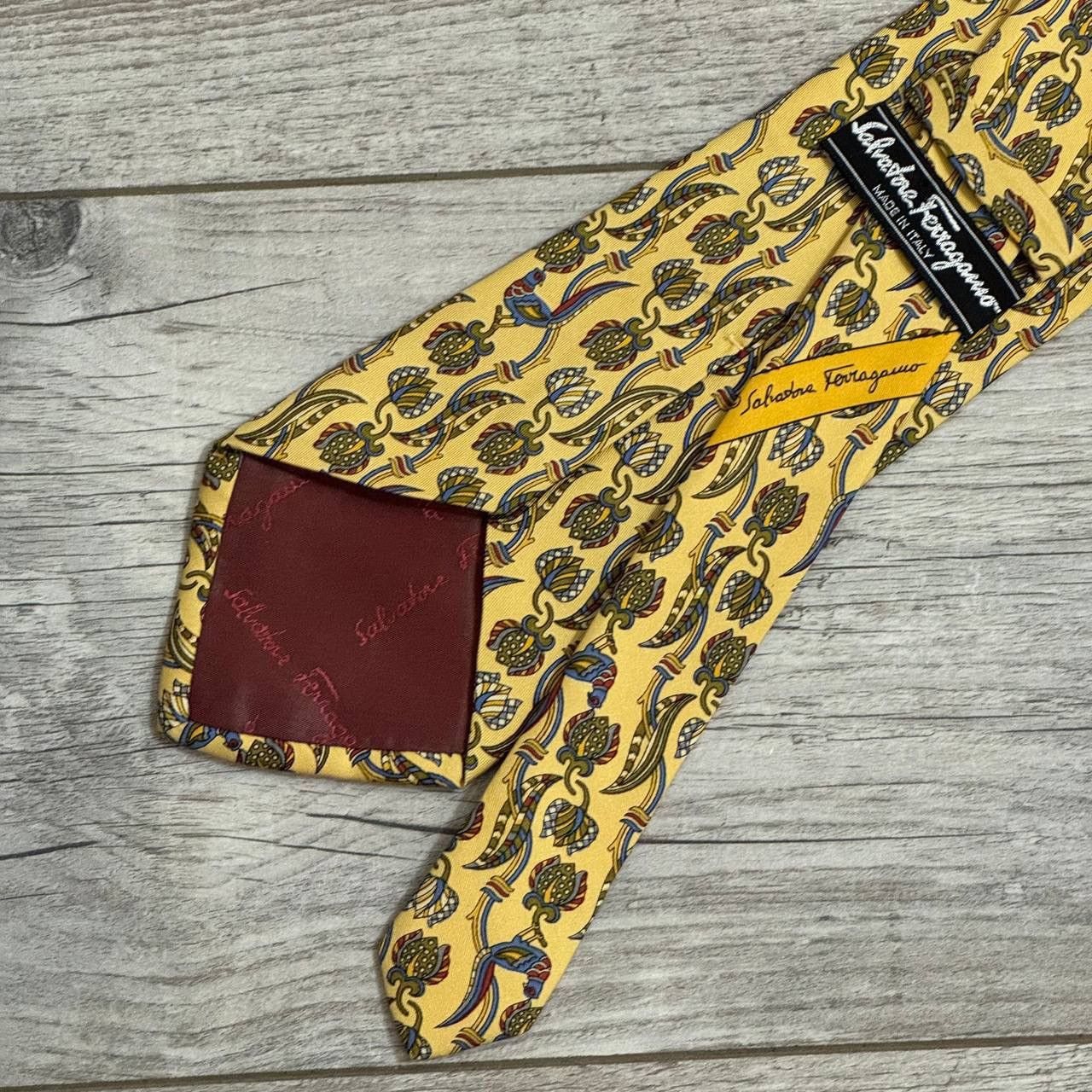 Salvatore Ferragamo Salvatore Feragamo Silk Tie Size ONE SIZE - 1 Thumbnail