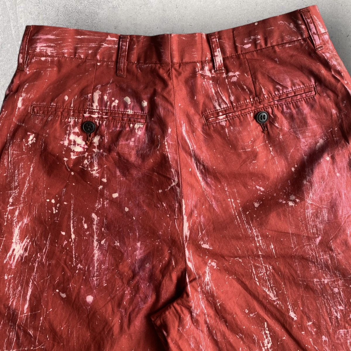 Dries Van Noten Dries Van Noten Red Degraded Pants Size US 30 / EU 46 - 15 Thumbnail