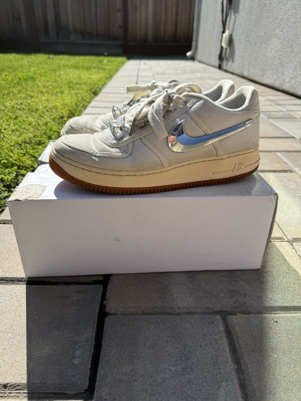 Nike × Travis Scott Nike Air Force 1 Low Travis Scott Size US 10 / EU 43 - 3 Thumbnail