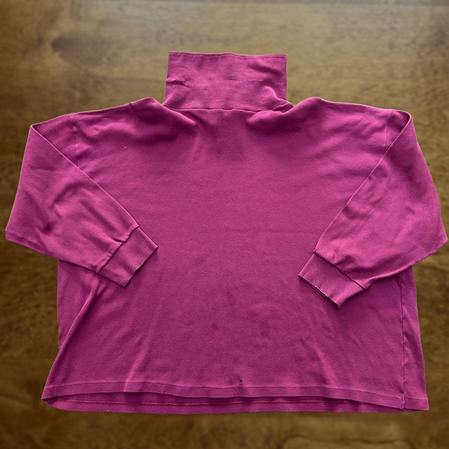 Vintage Harbor Bay Sweatshirt Mens 2XL Purple Mock Neck Long Sleeve Pullover Casual Size US XXL / EU 58 / 5 - 1 Thumbnail