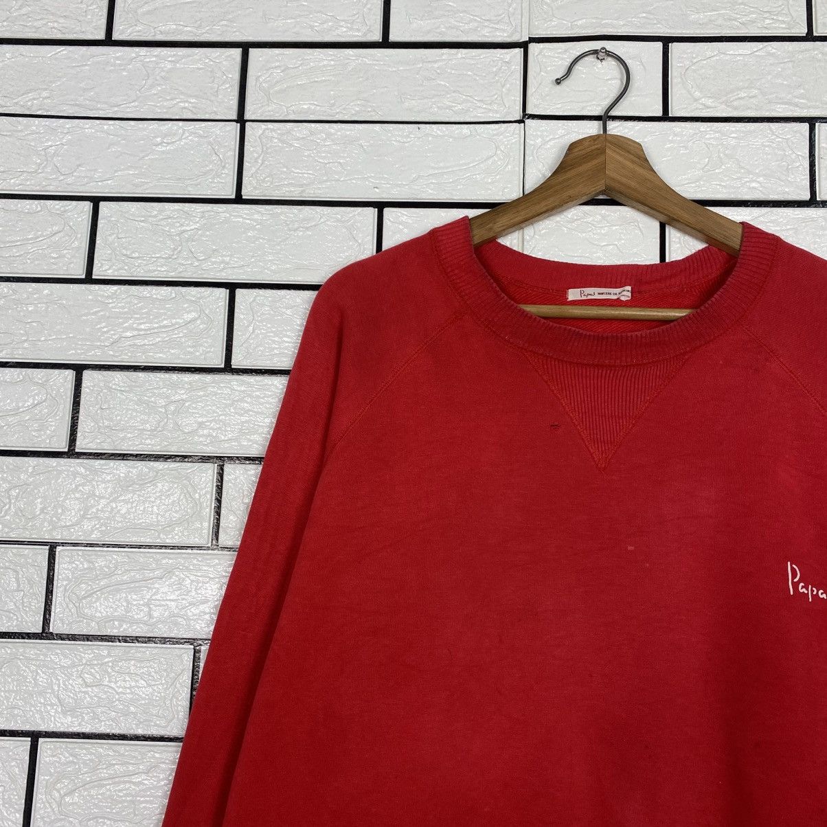 Japanese Brand 📌Vintage Sweatshirt Papas Sportswear Issey Miyake Size US M / EU 48-50 / 2 - 8 Thumbnail