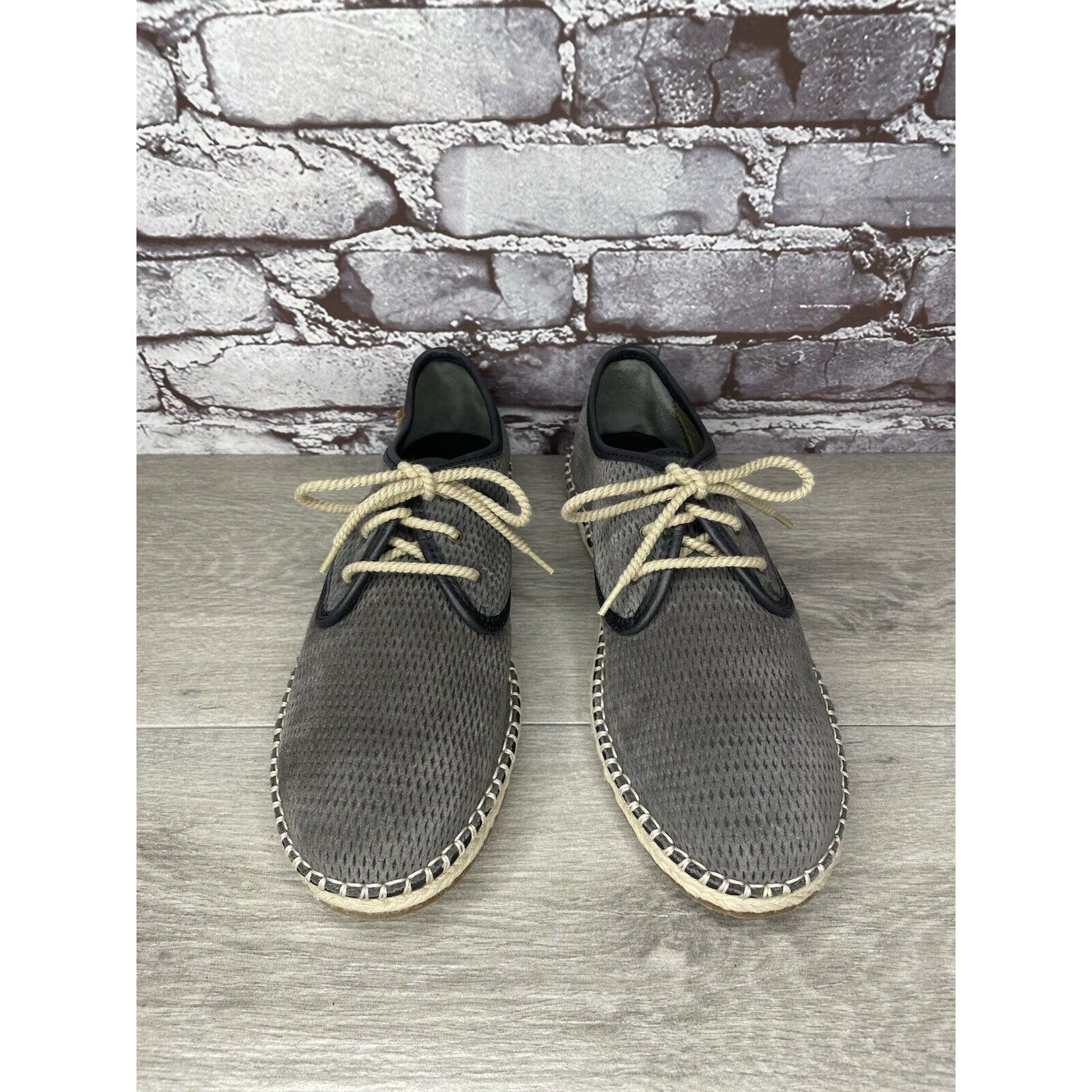 Other El Naturalista Gray Suede Leather Oxfords Lace Up Sneakers S Size US 8 / EU 41 - 3 Thumbnail