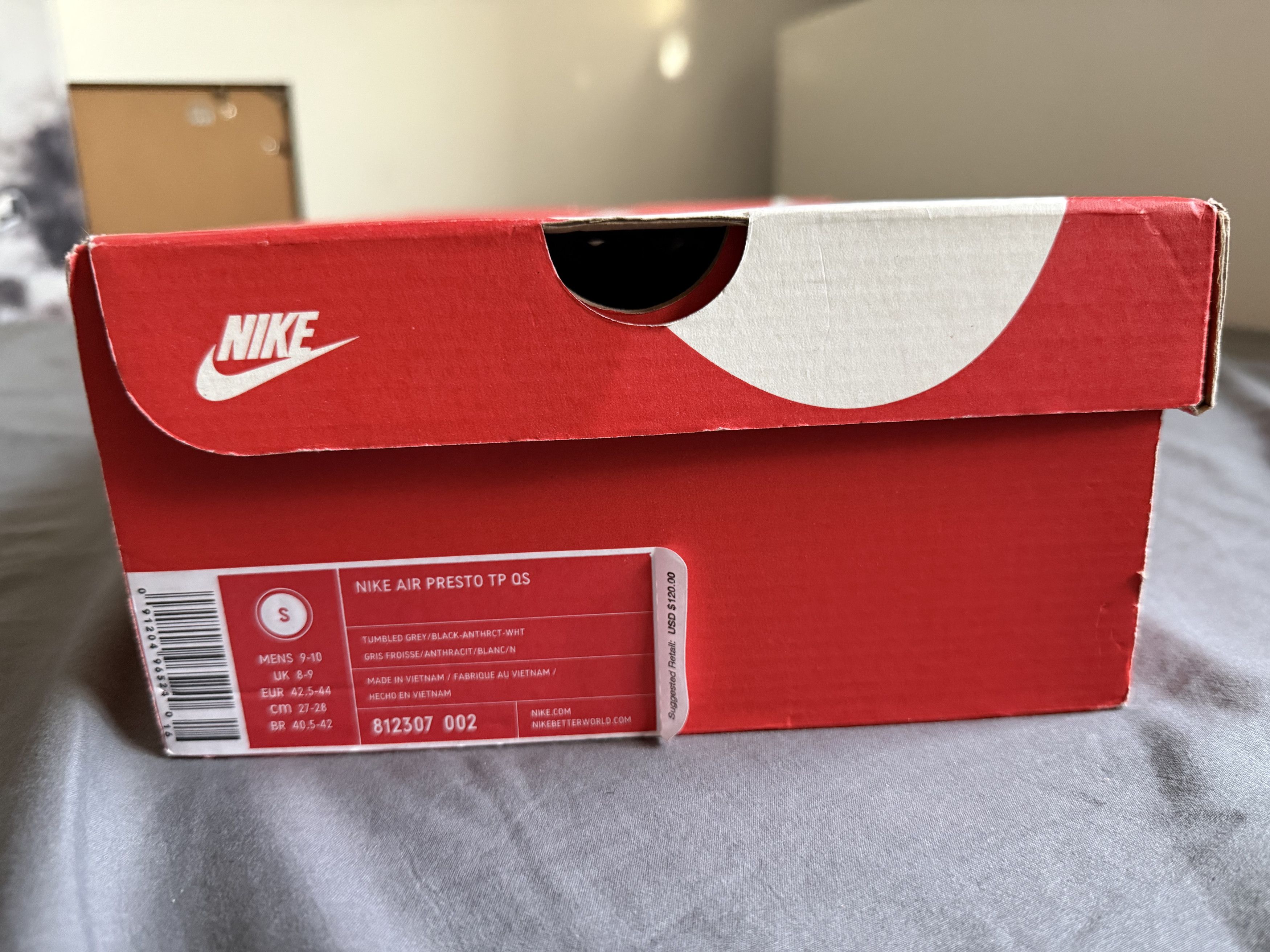 Nike Nike Air Presto TP QS "Tech Fleece"/ Small US 9-10 Size US 9 / EU 42 - 2 Thumbnail