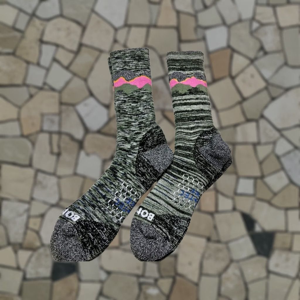 Vintage Bombas Hex Tec Hike Hiking Stripe Calf Socks Lot Of 2 Pairs Size XL Size ONE SIZE - 1 Thumbnail