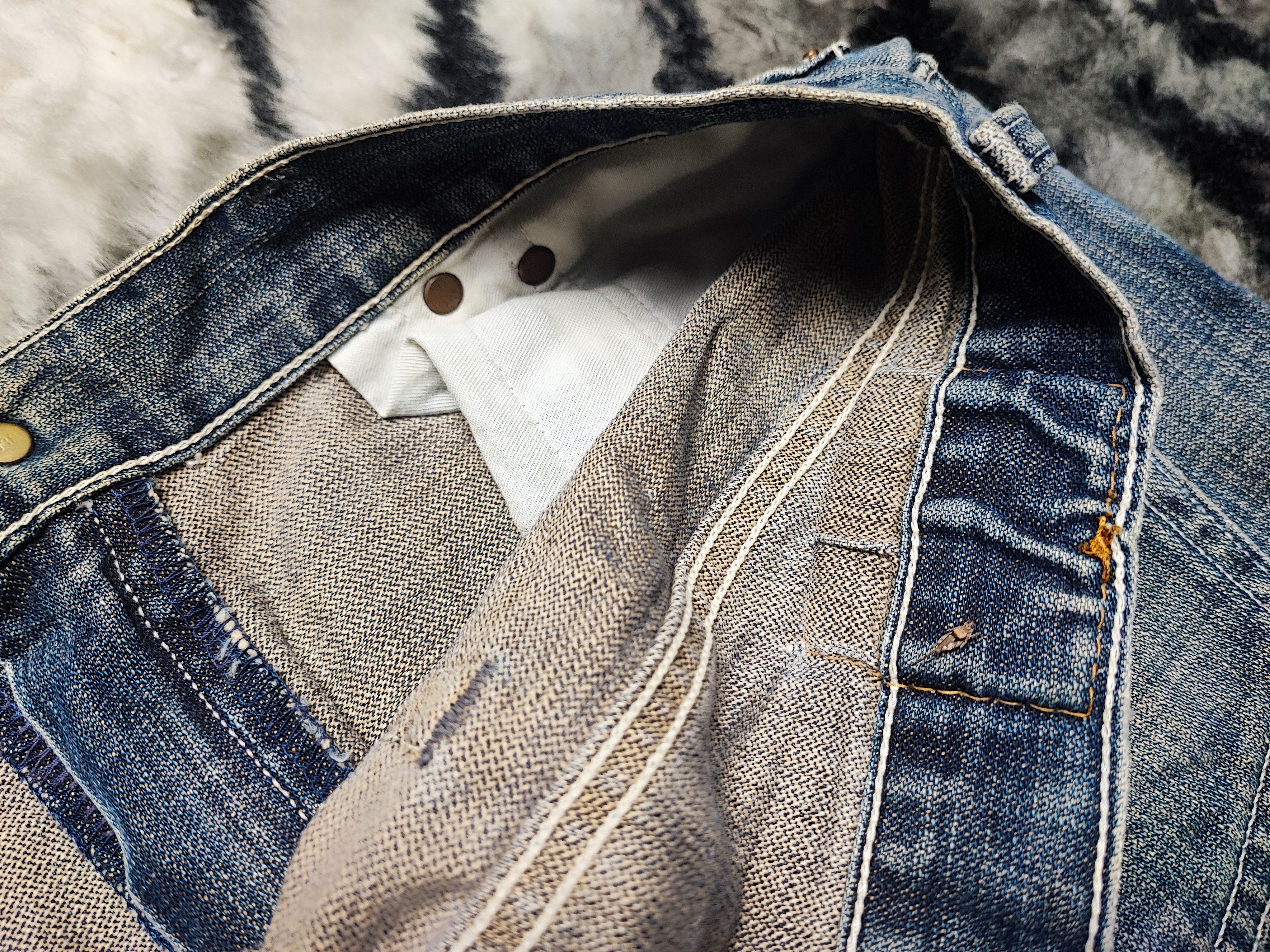Levi's Vintage Levis 504 Jerky Tag Thrashed ERD Grunge Chrome 30x32 Size US 30 / EU 46 - 10 Thumbnail